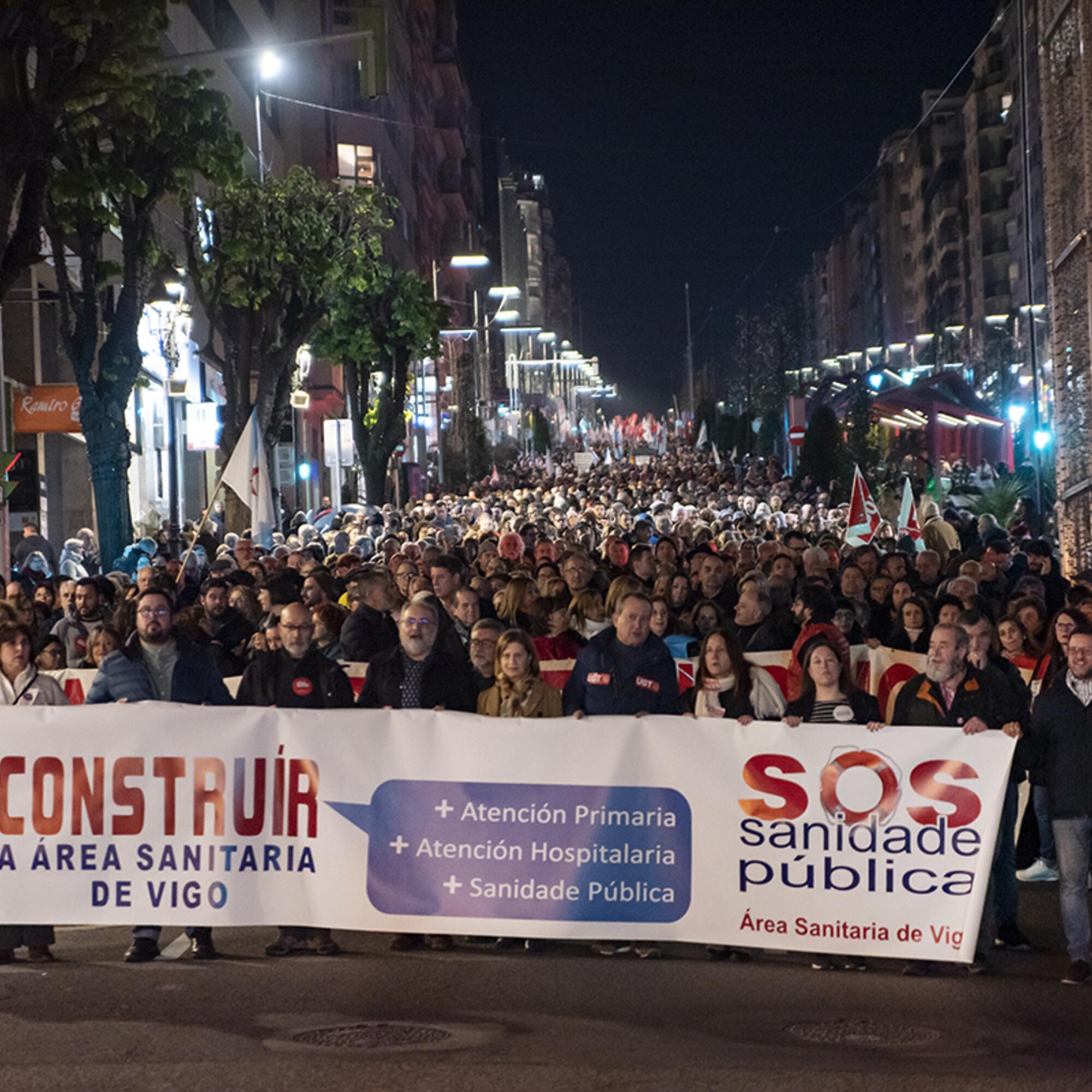 Manifestación Vigo Sanidade - 1