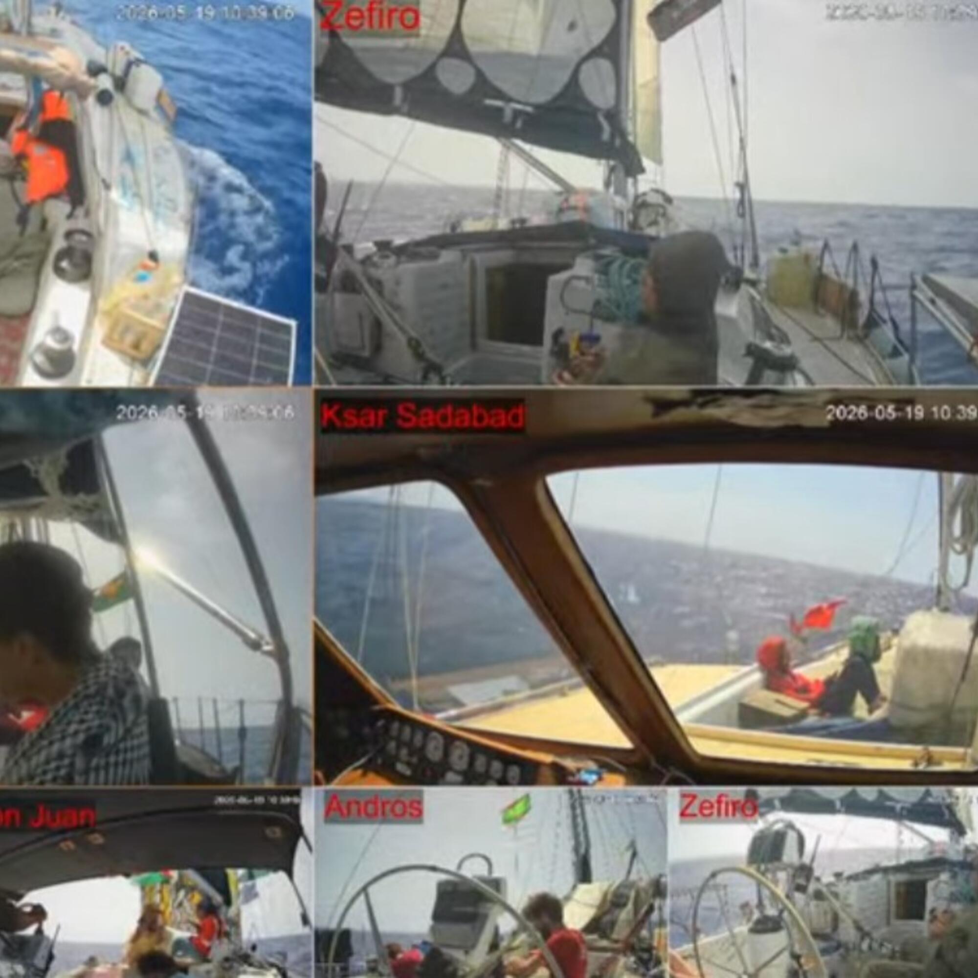 Retransmisión en directo de la Global Sumud Flotilla.