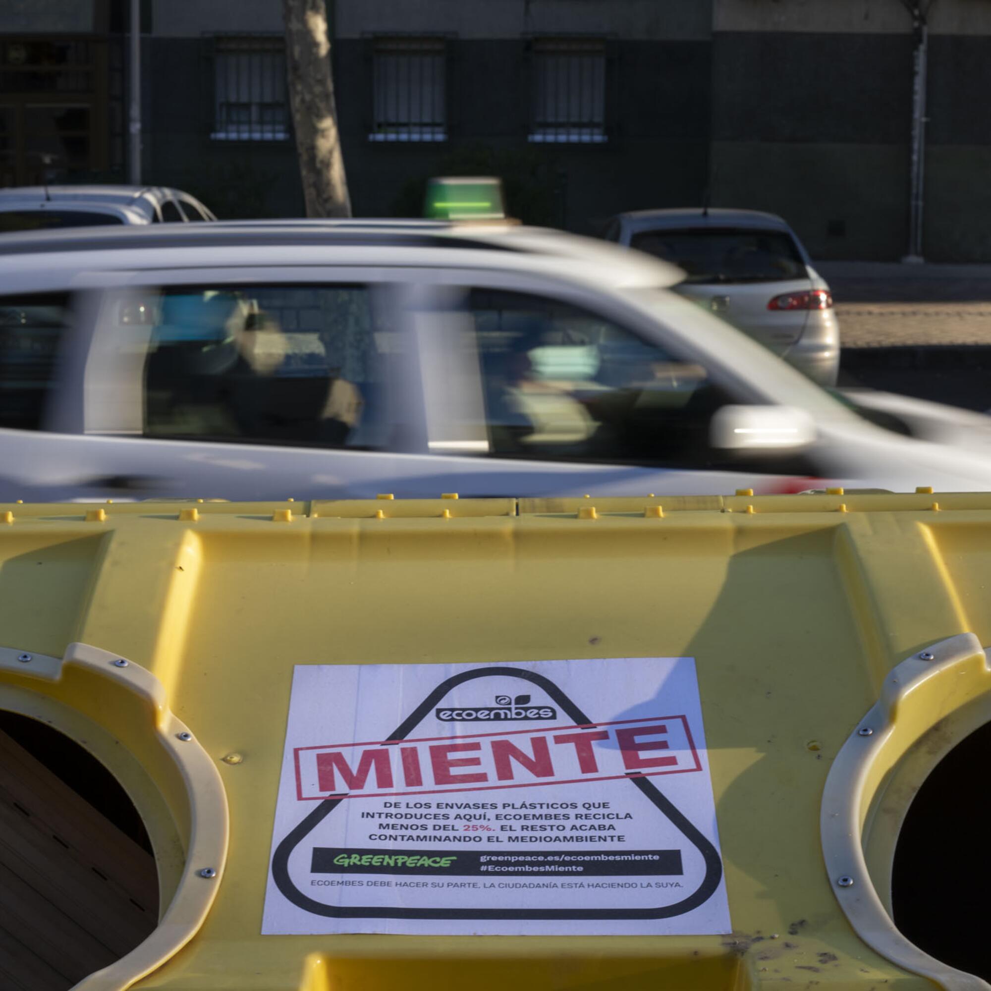 Ecoembes campaña Greenpeace