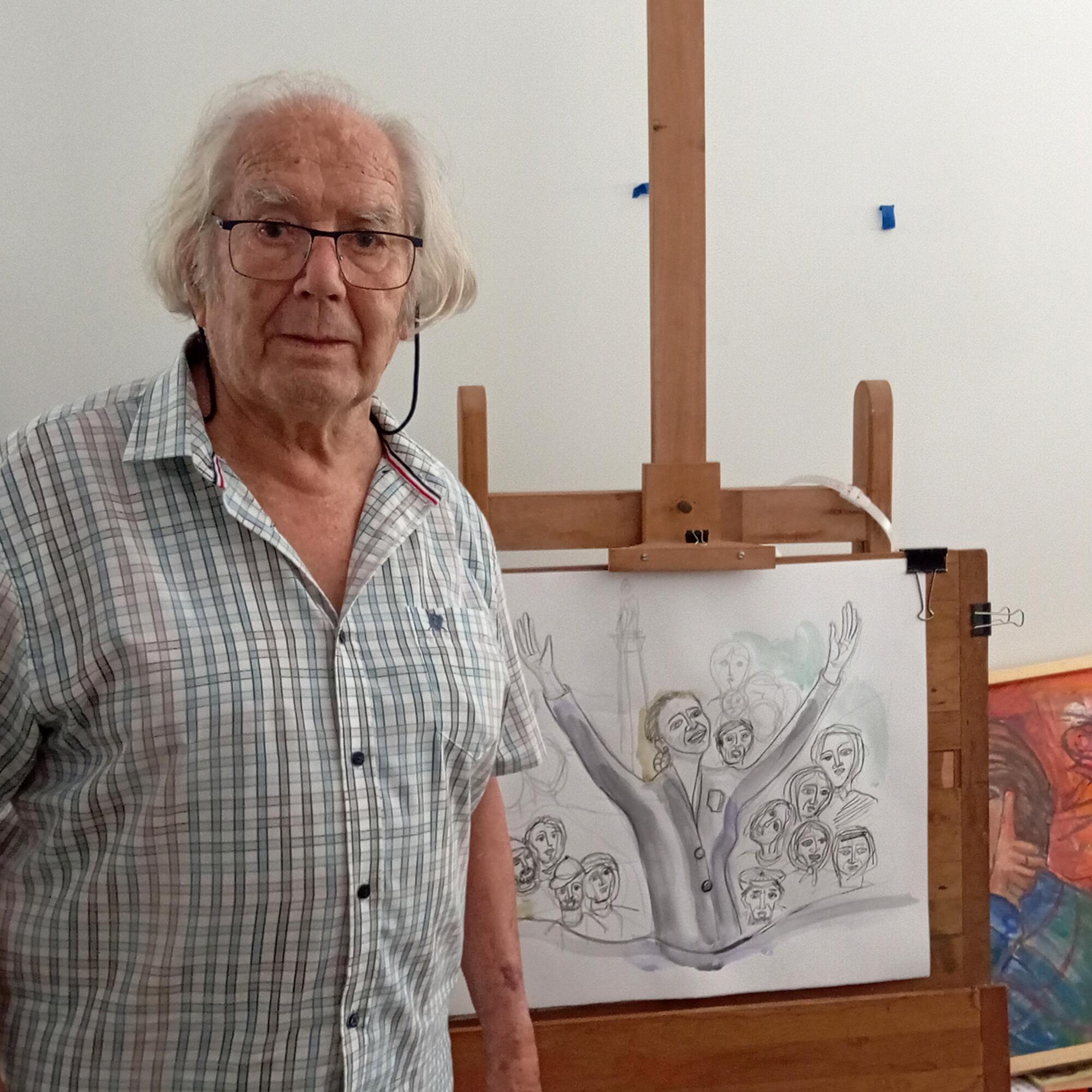 Adolfo Pérez Esquivel, premio Nobel en 1980 y director del Servicio Paz y Justicia de Argentina (Serpaj).