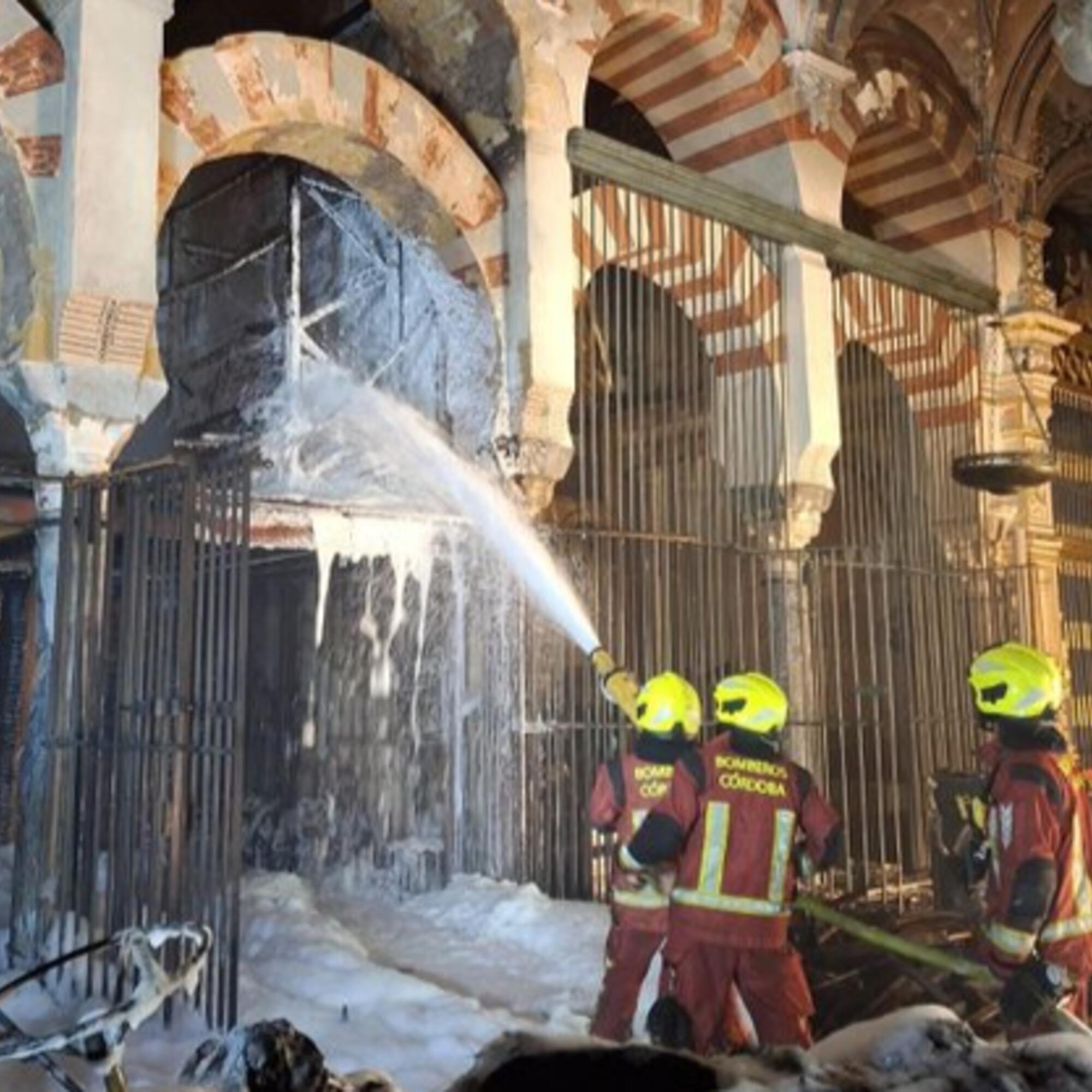 Incendio Mezquita