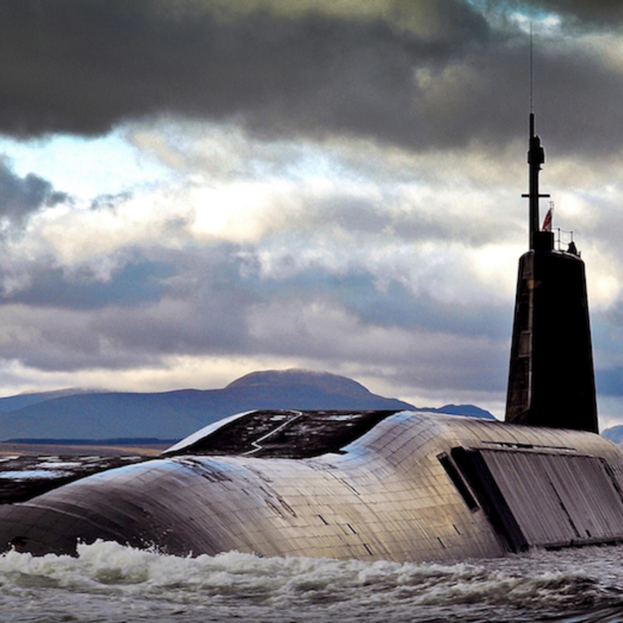 Submarino británico Trident. Fuente: Beyond Nuclear International.