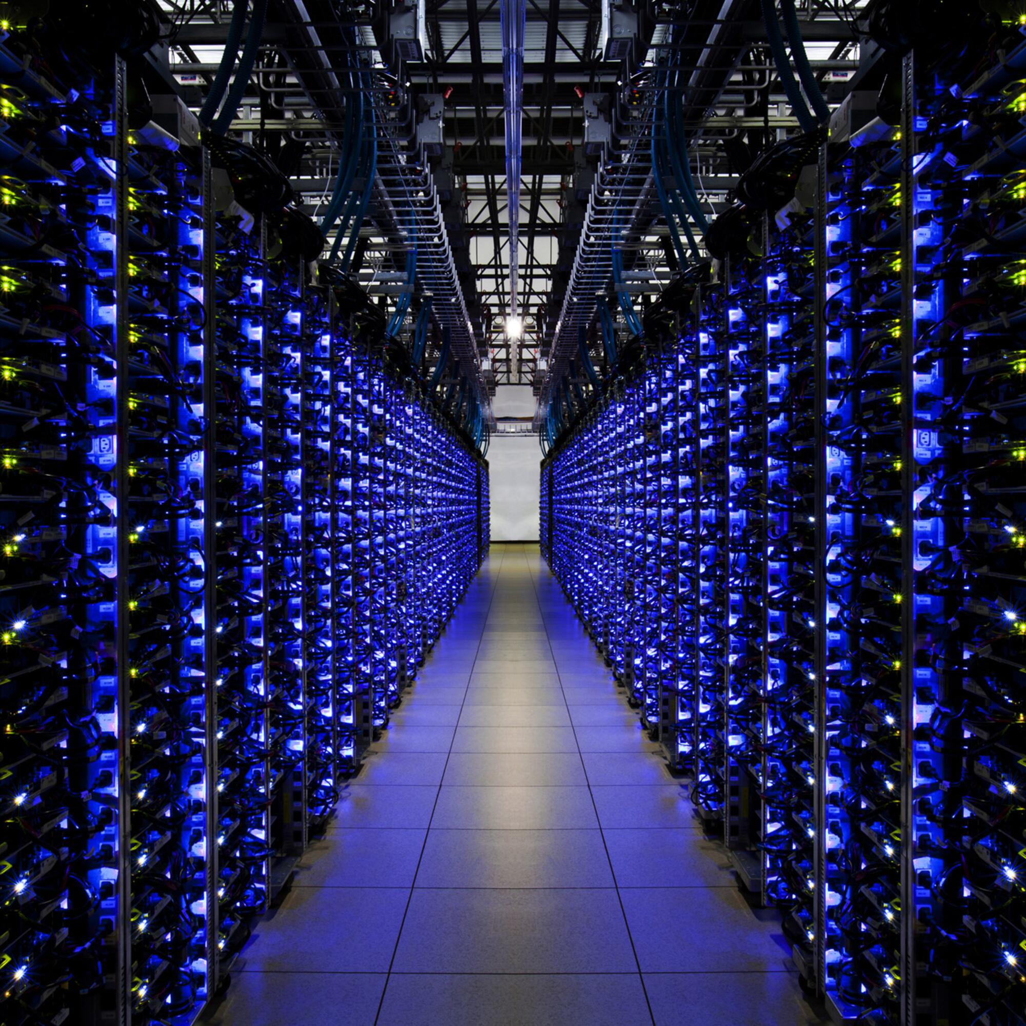 Uno de los centros de datos de Google.