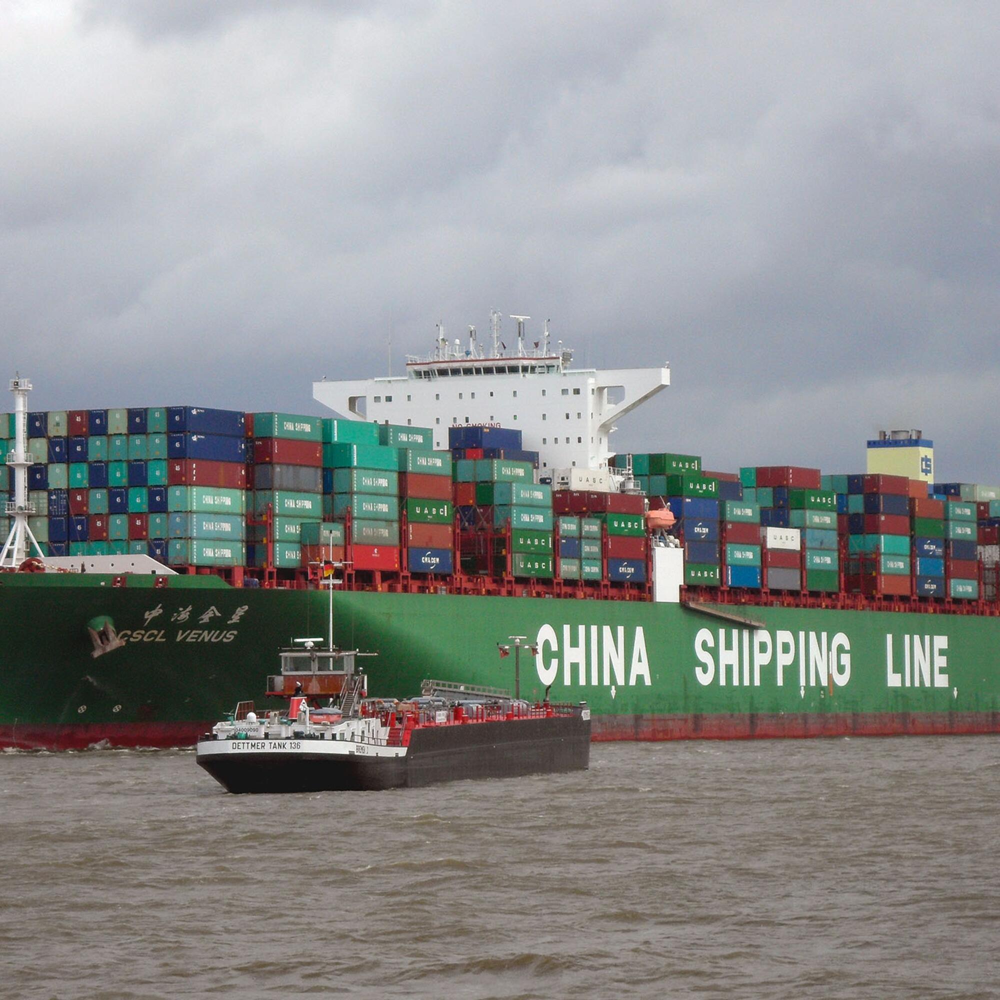 Barco contenedores China