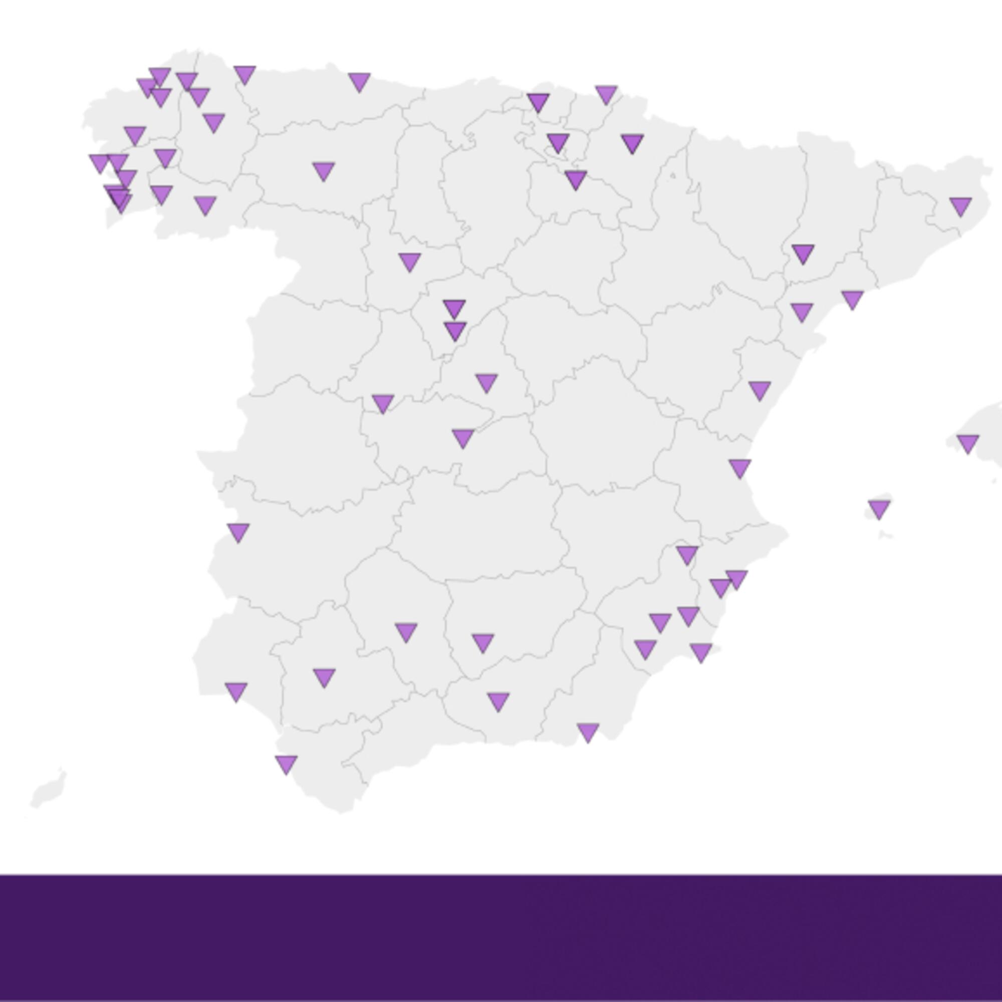 Mapa convocatorias 8 de marzo 2026