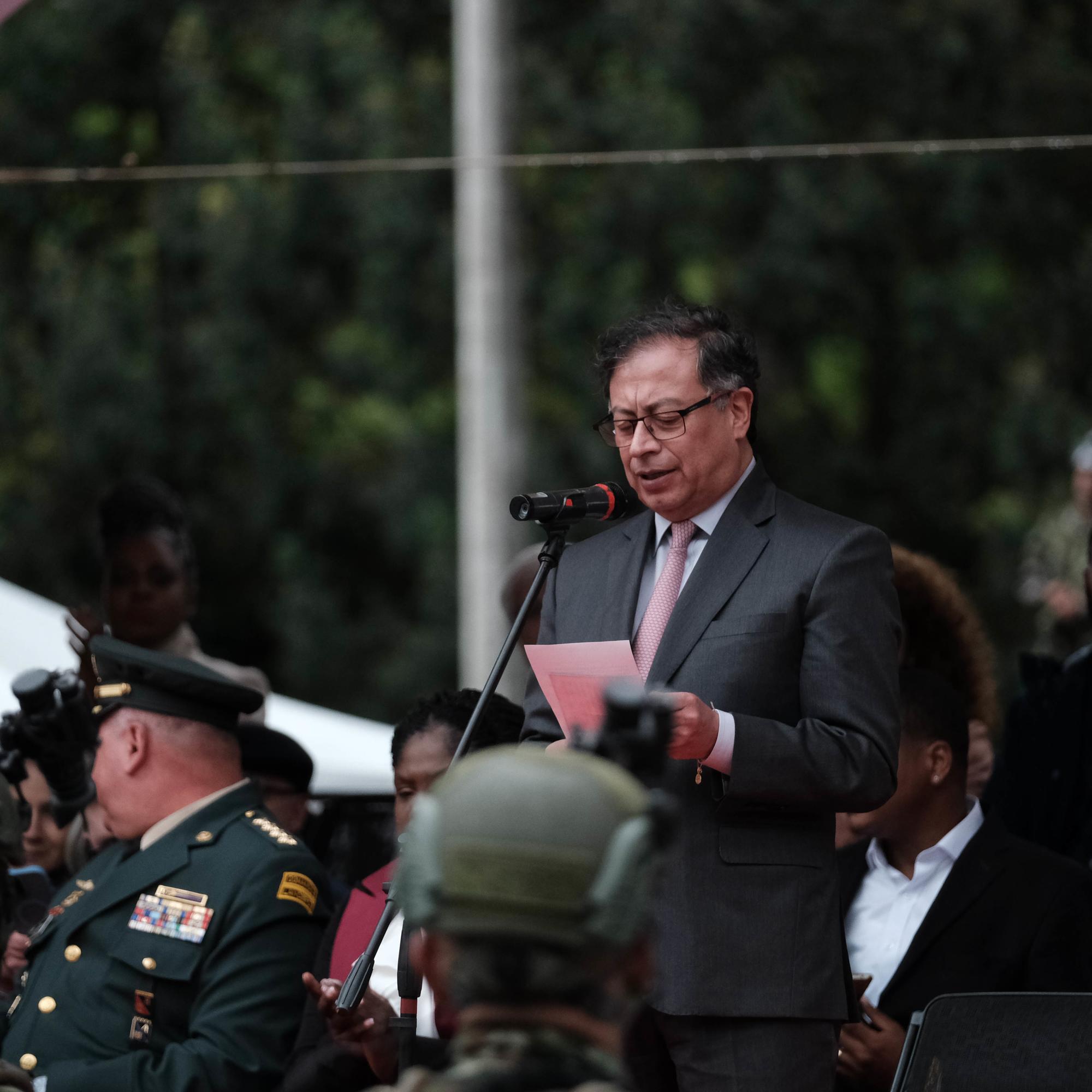 Conmemoración del primer año de Gobierno de Gustavo Petro y de la Batalla de Boyaca. Autoría: Andrea Puentes - Presidencia