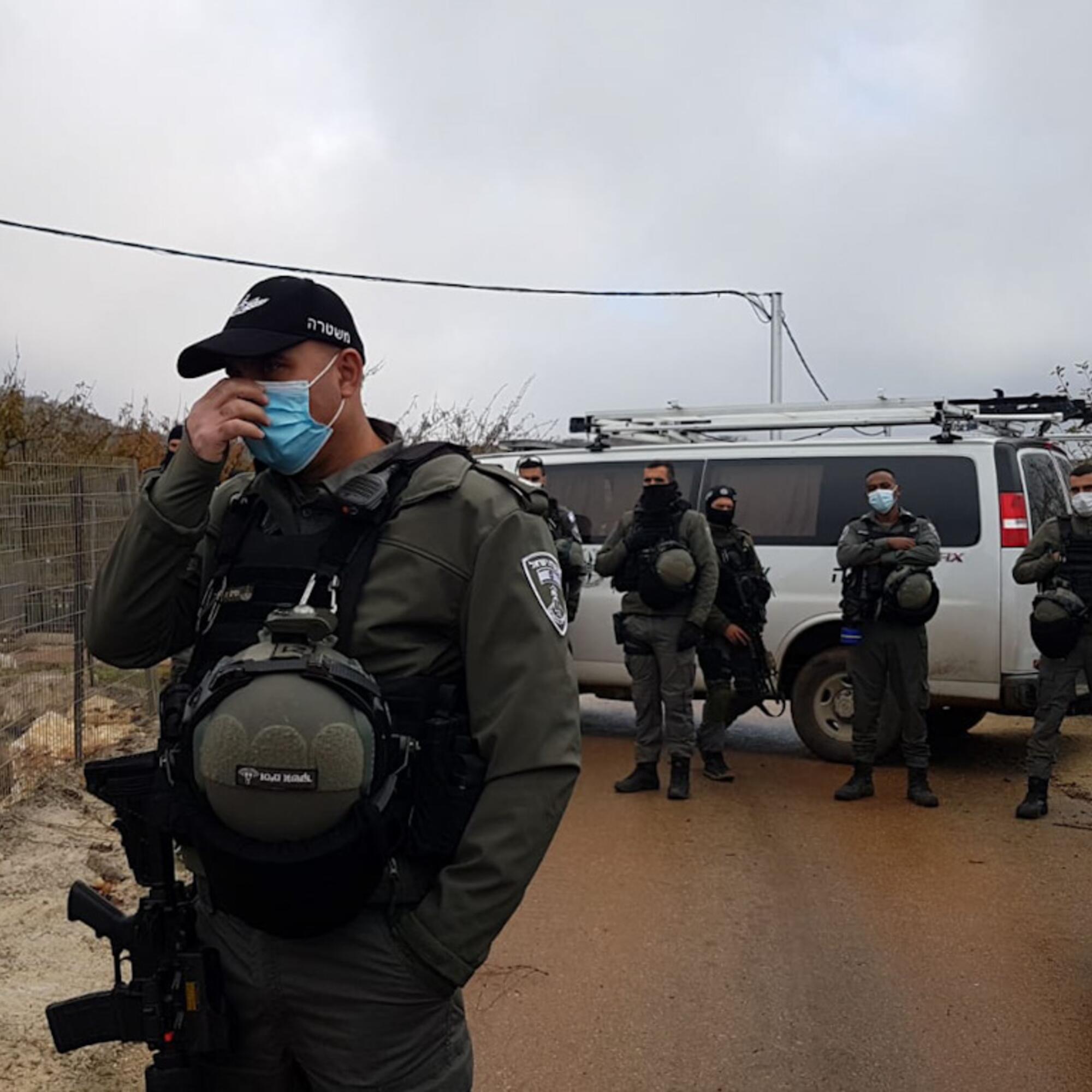 Altos del Golán. policía