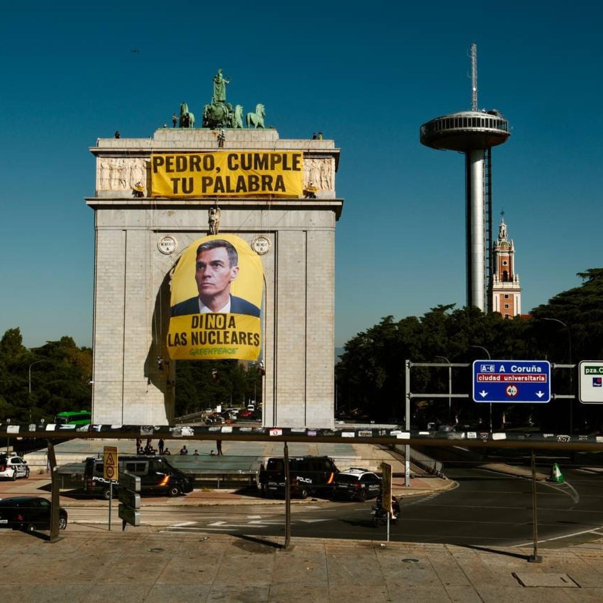 Greenpeace Almaraz Moncloa