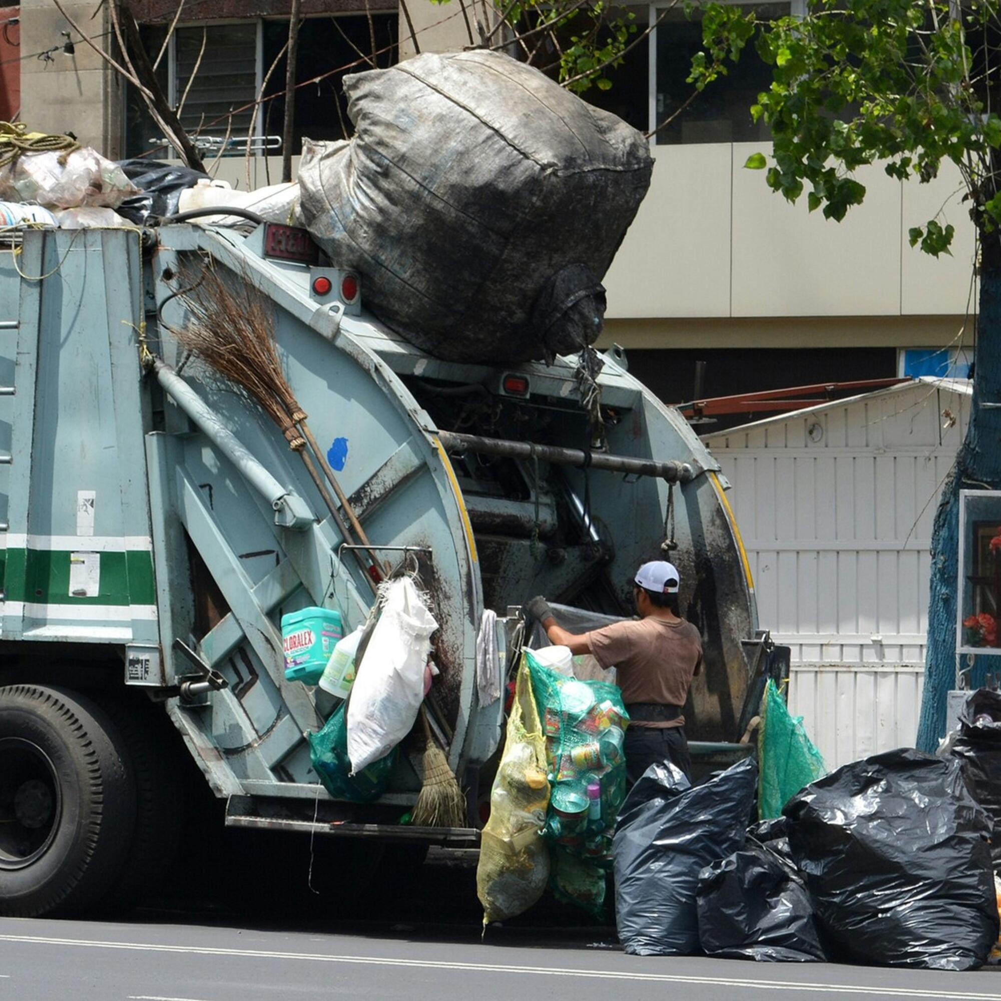 Camión de basura en Ciudad de México