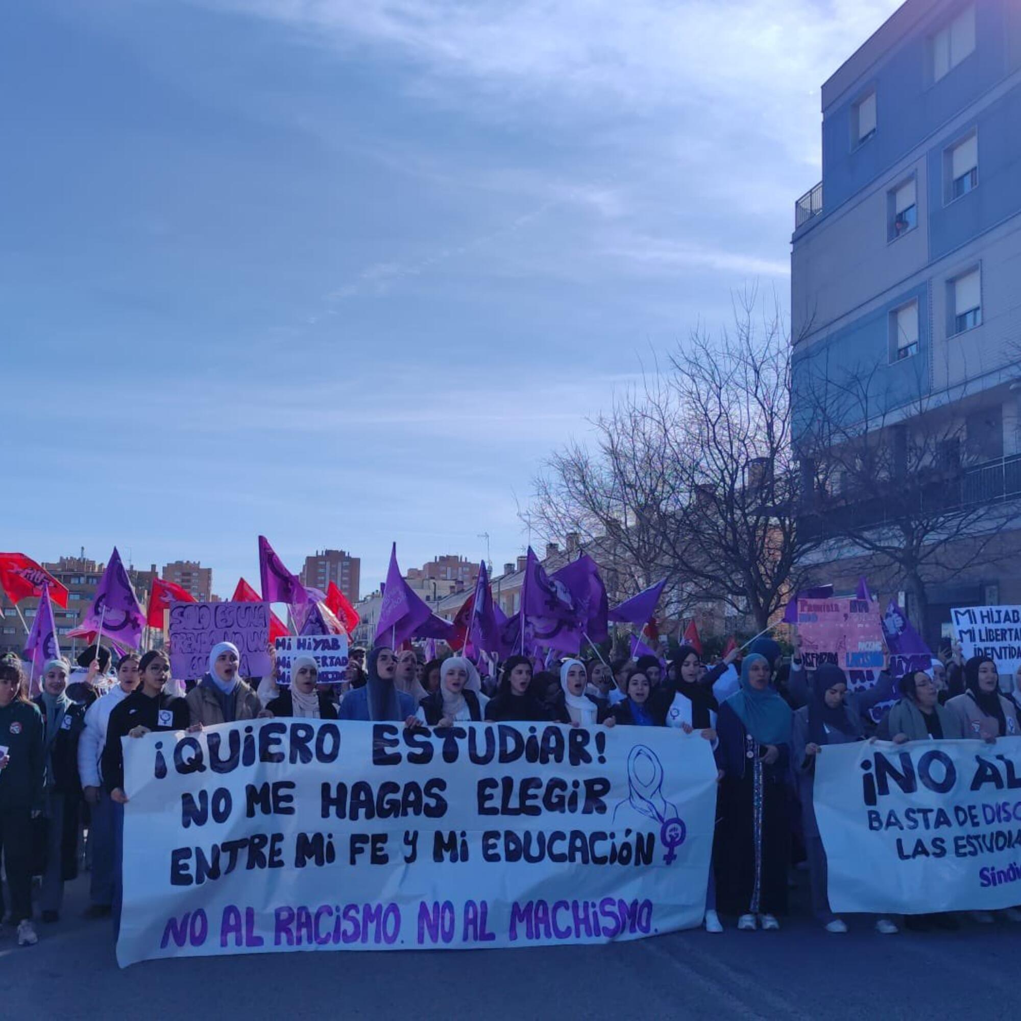 Manifestación institutos de Parla 