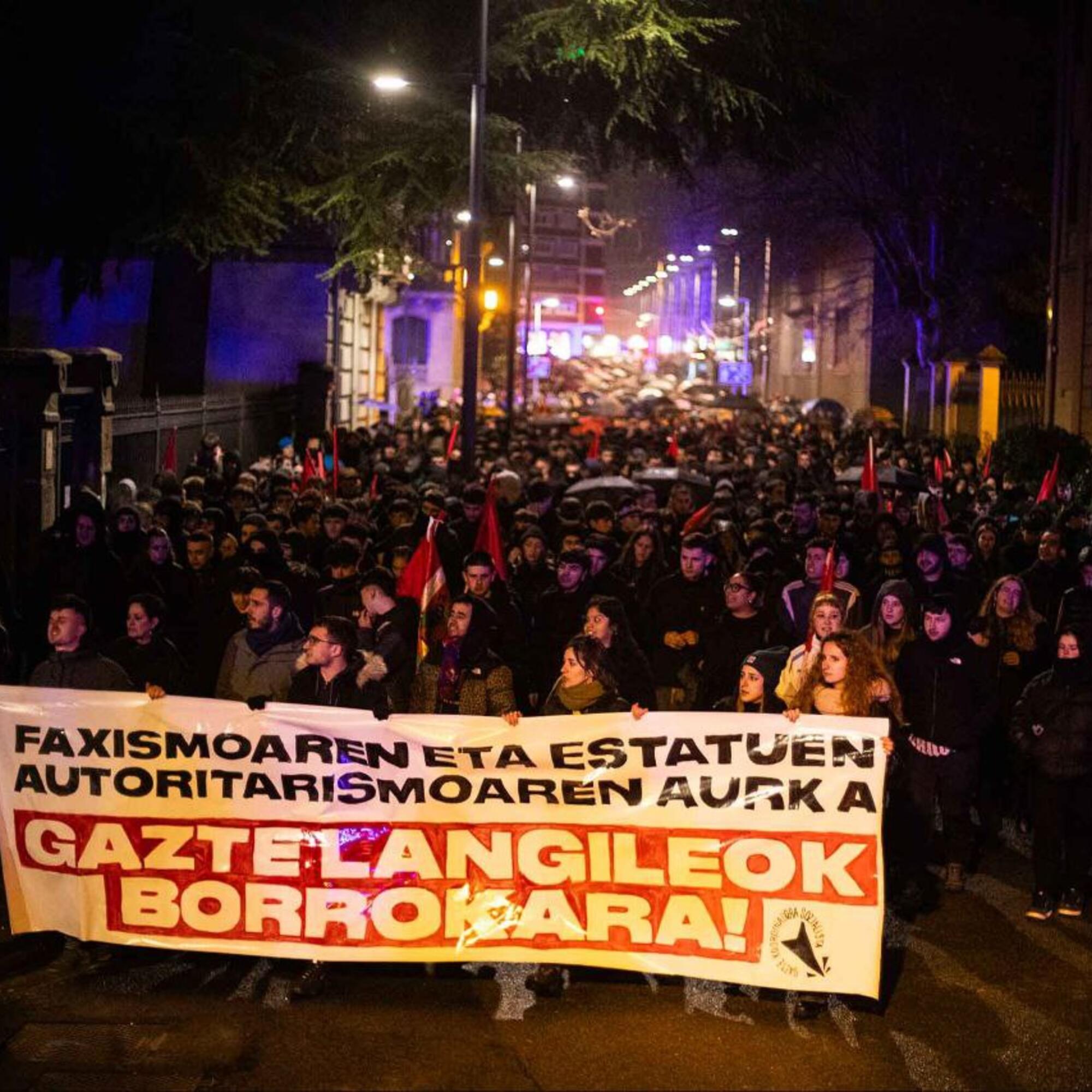 Contra el fascismo, ni un paso atrás: las juventudes socialistas de Euskal Herria convocan marchas en Iruñea y Bilbao - 4