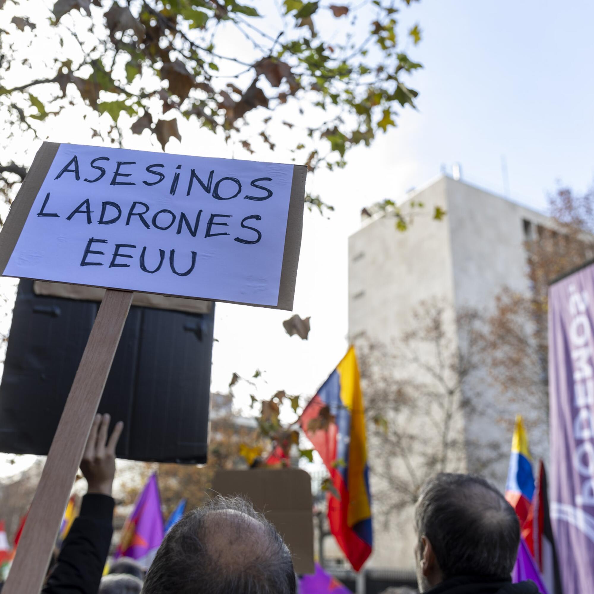 Concentración Embajada EEUU secuestro Maduro - 11