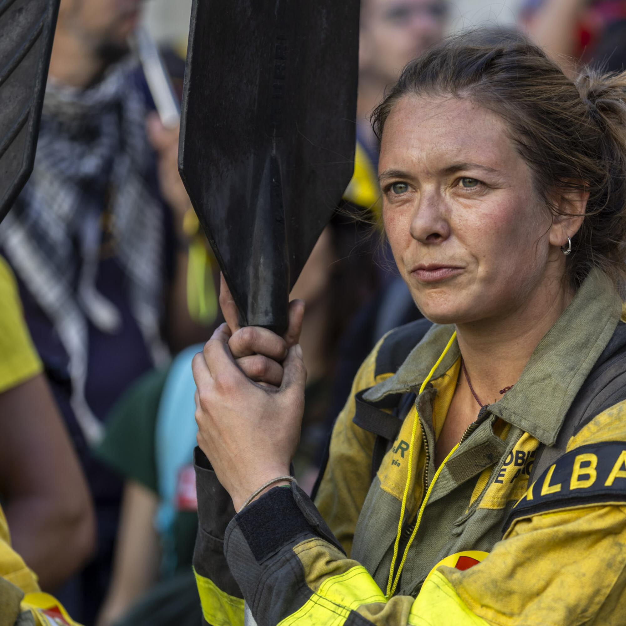 Manifestación bomberos forestales 18 octubre - 6