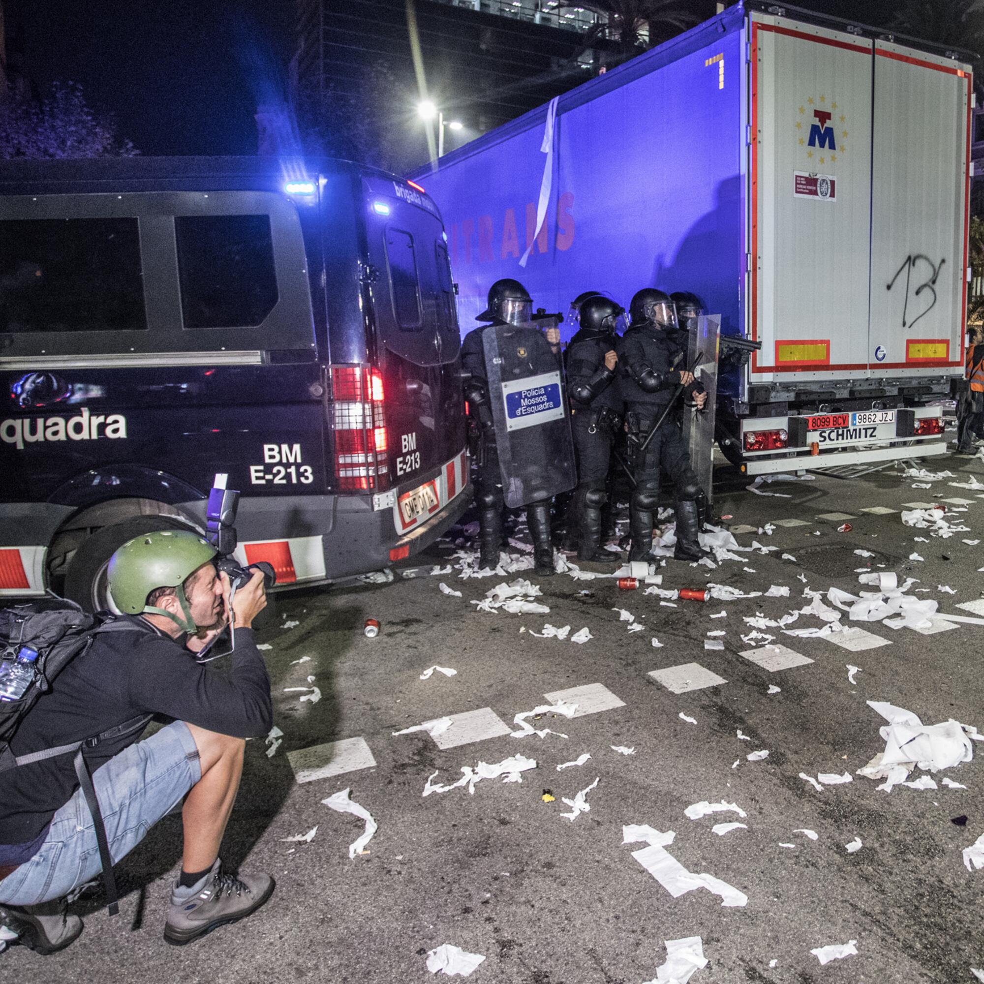 Fotoperiodista Barcelona 16 octubre