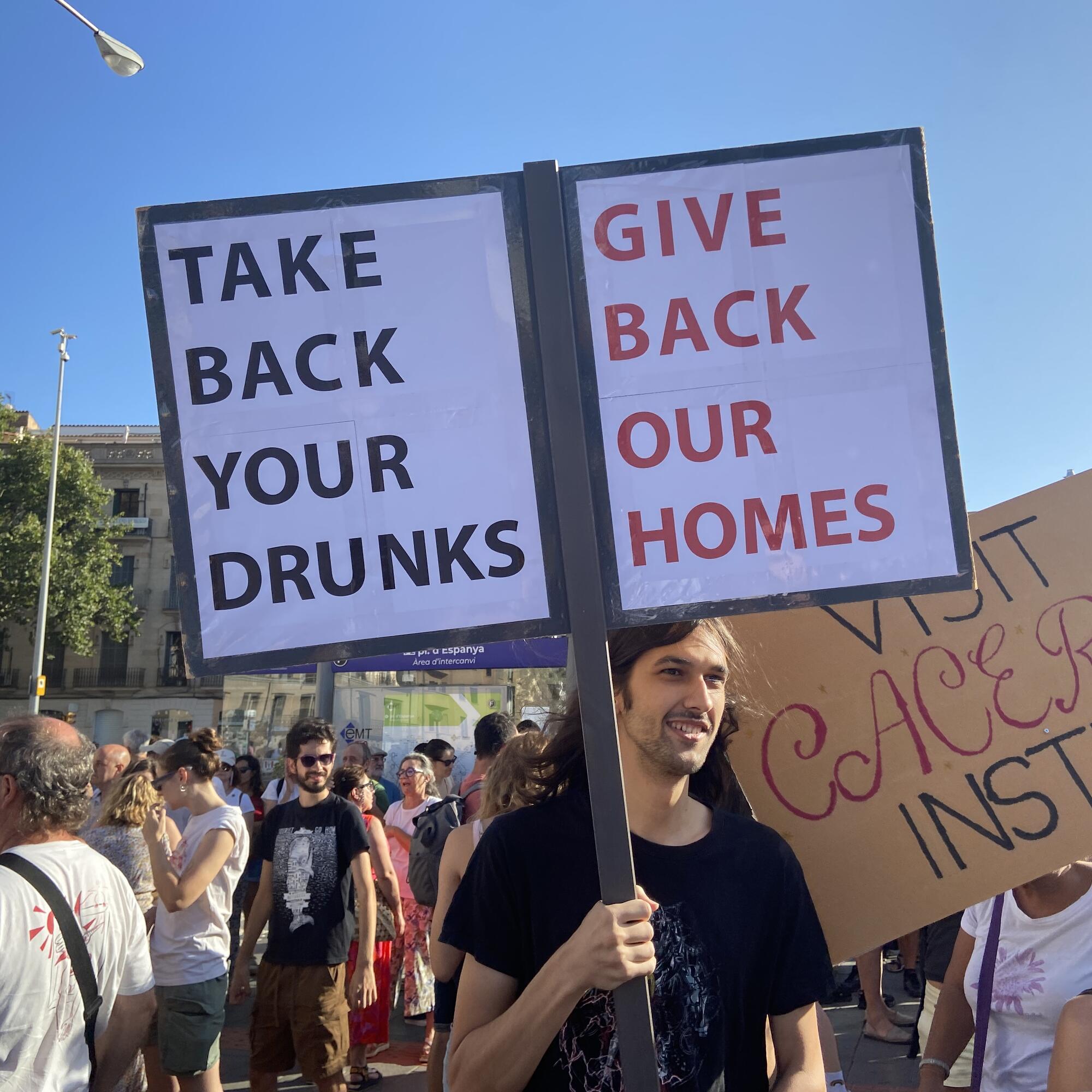Manifestación contra el turismo de masas en Mallorca 2