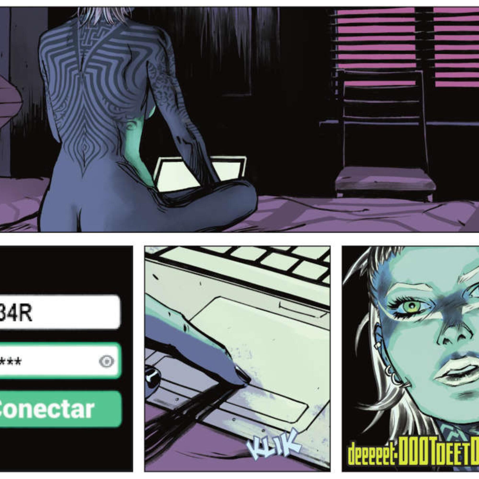 Viñetas del primer número del cómic ‘W0rldtr33’, de James Tynion IV y Fernando Blanco