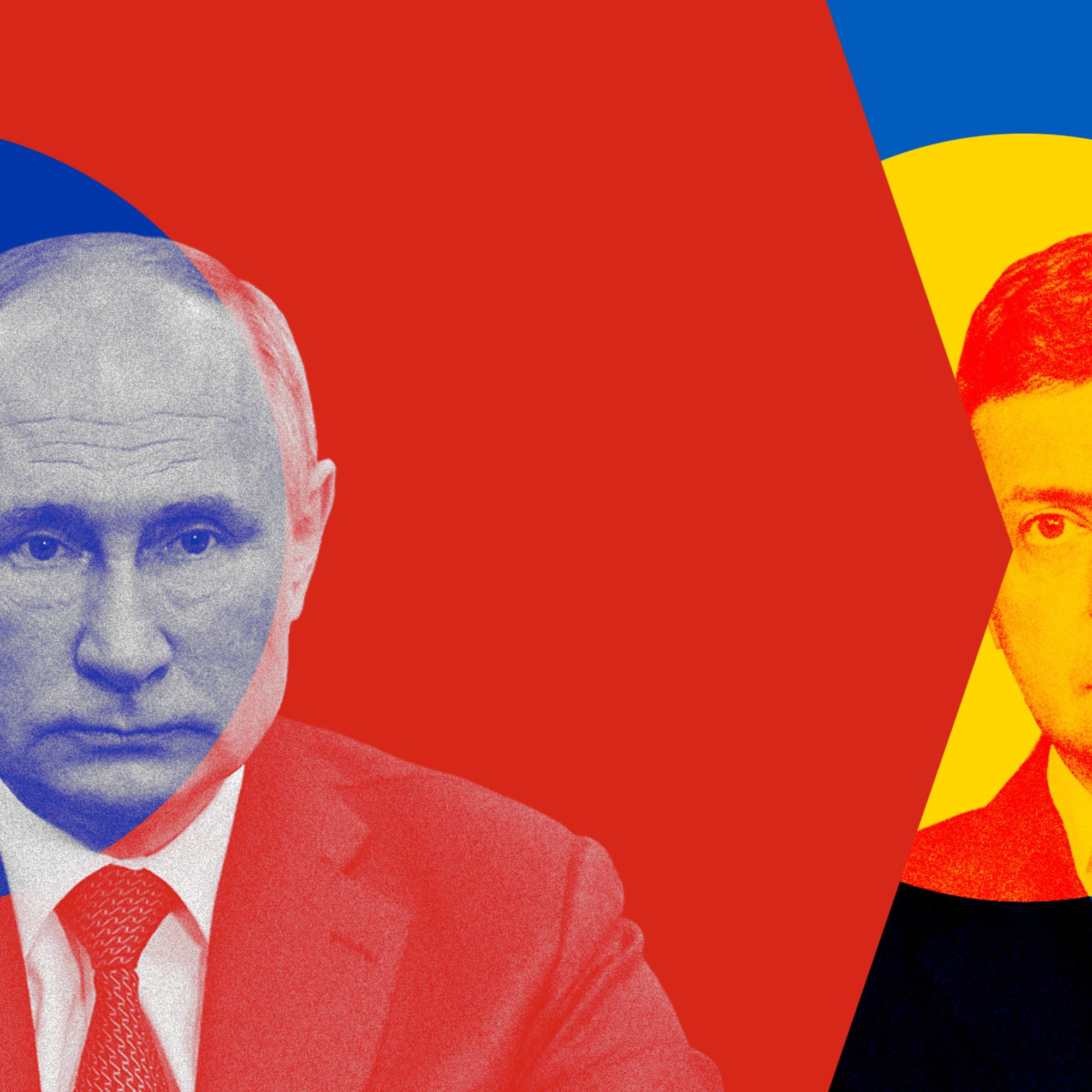 montaje Putin Zelenski Ucrania guerra 