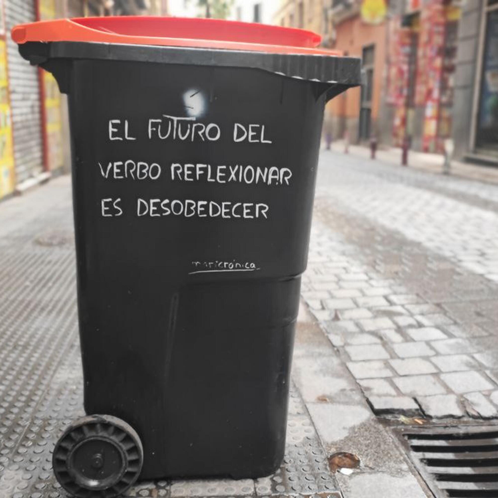 Pintada en Lavapiés, Madrid.