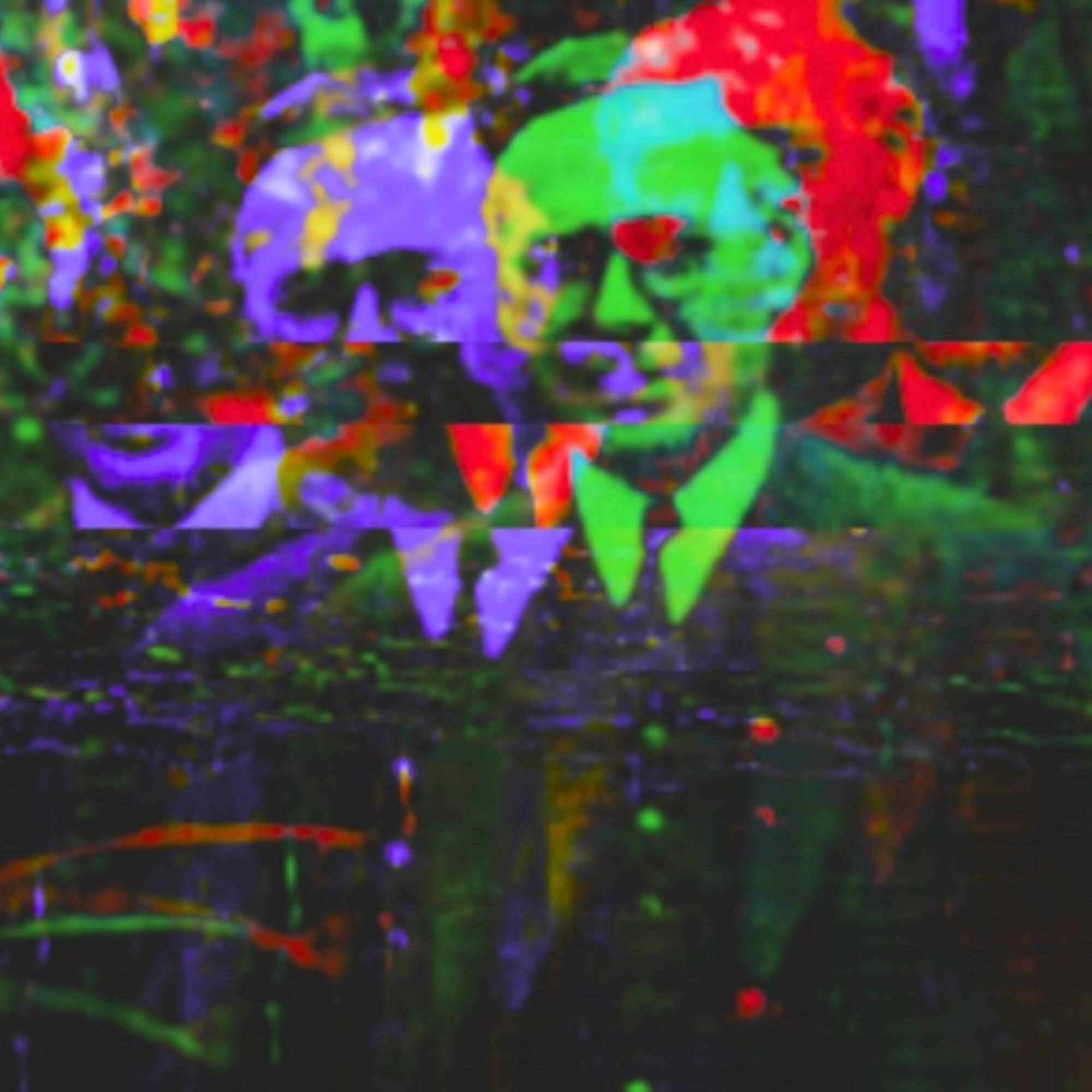 Blas Infante verde, rojo y morado