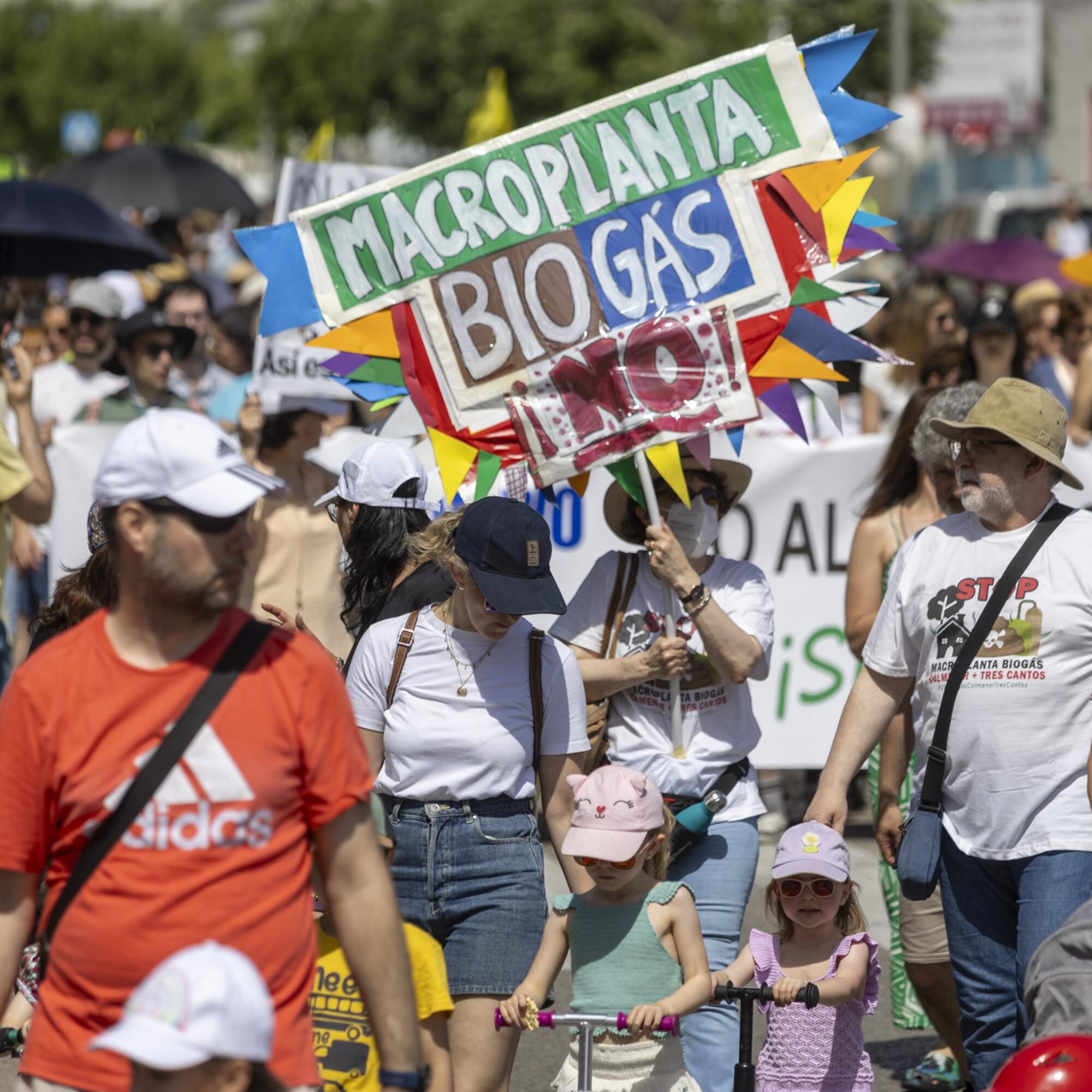 Manifestación contra planta Biogás Colmenar - 2