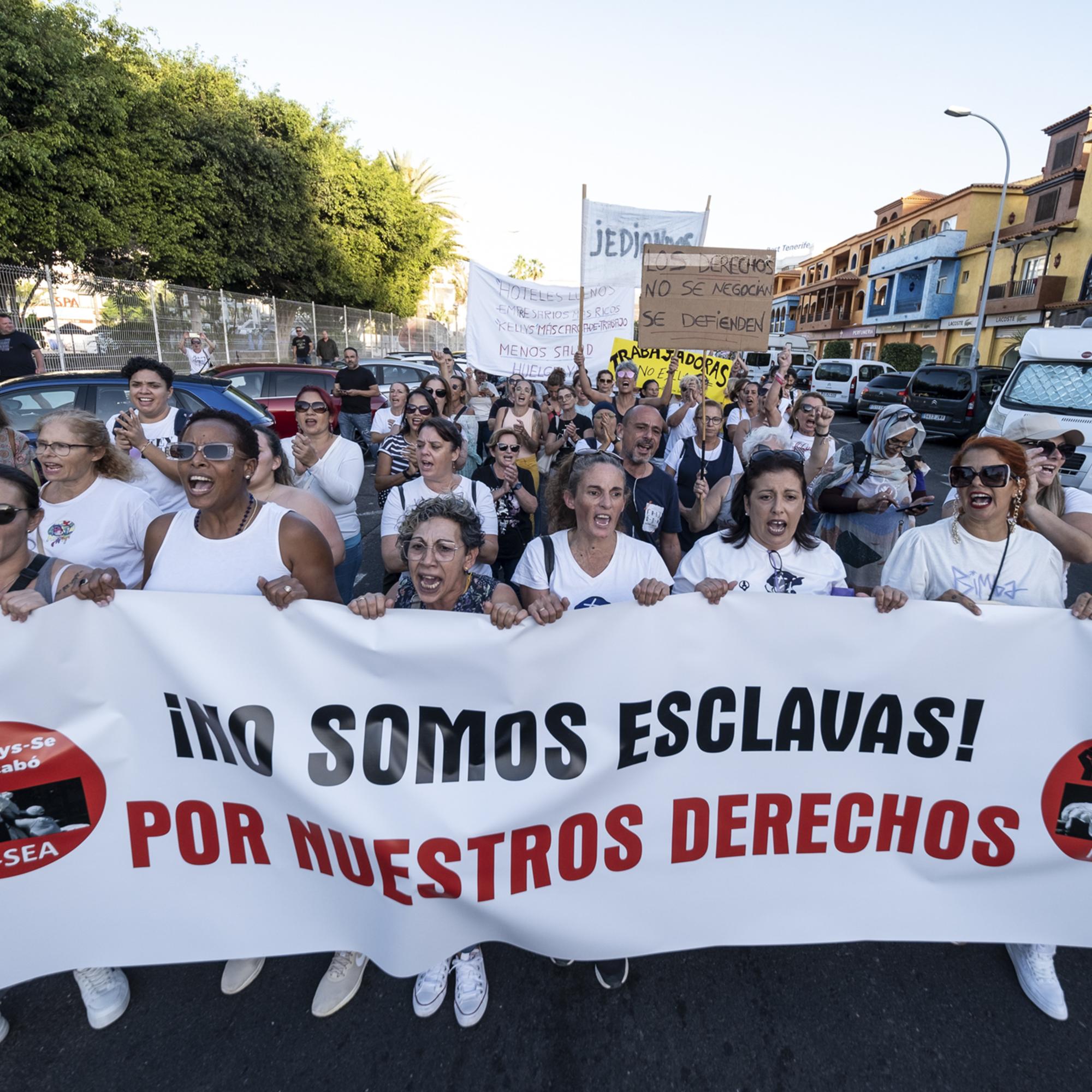 Manifestación Kellys Tenerife - 3