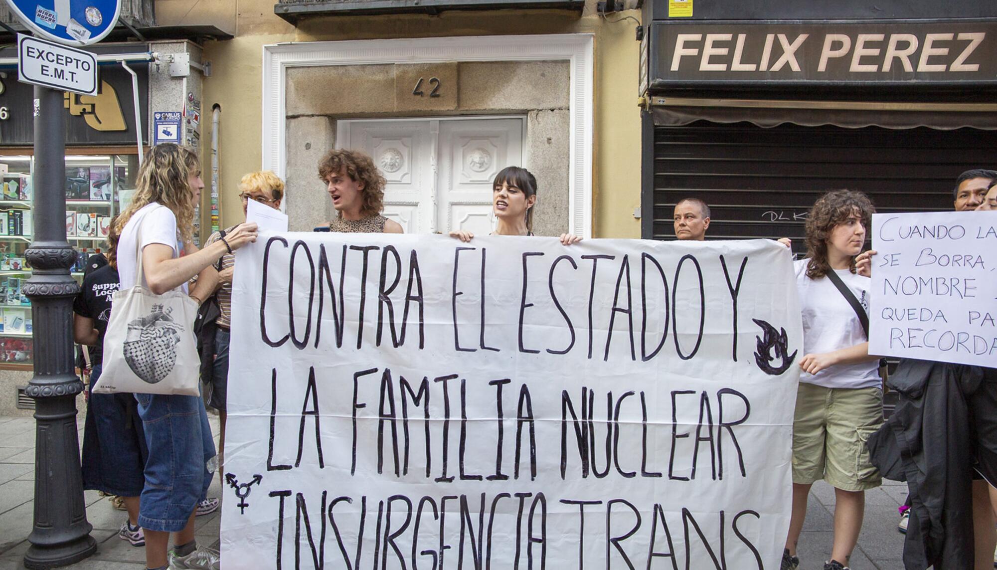 Concentración Derechos Trans fallecidas Ministerio - 1