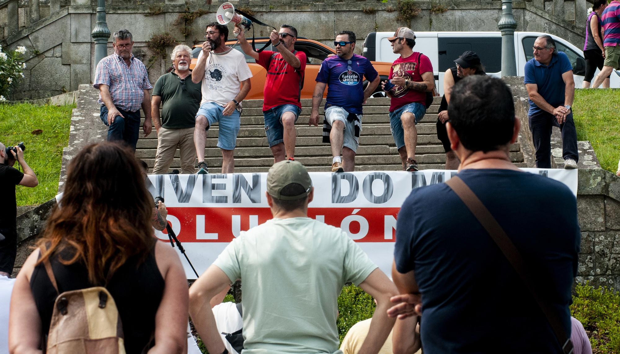 Cuarto día de folga do sector do metal en Pontevedra - 15