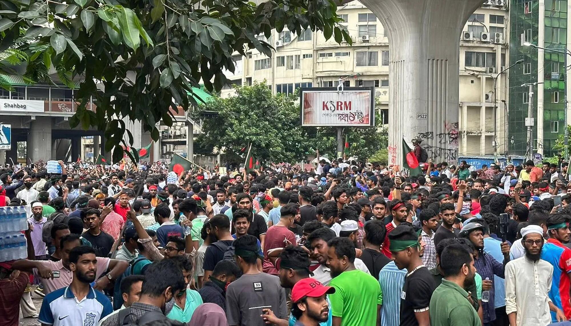 Bangladesh manifestación Dhaka