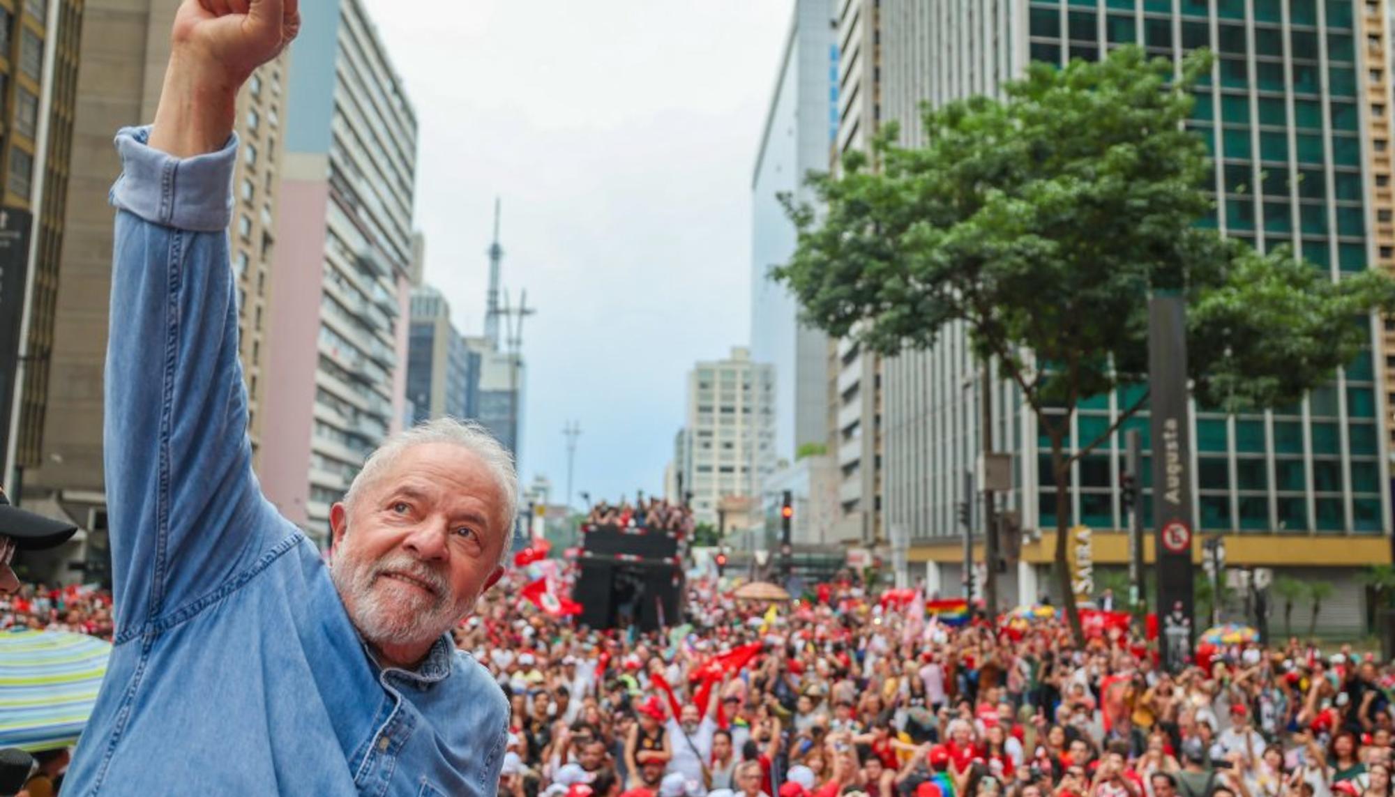 Lula en campaña. Foto: Ricardo Stuckert - Midia Ninja