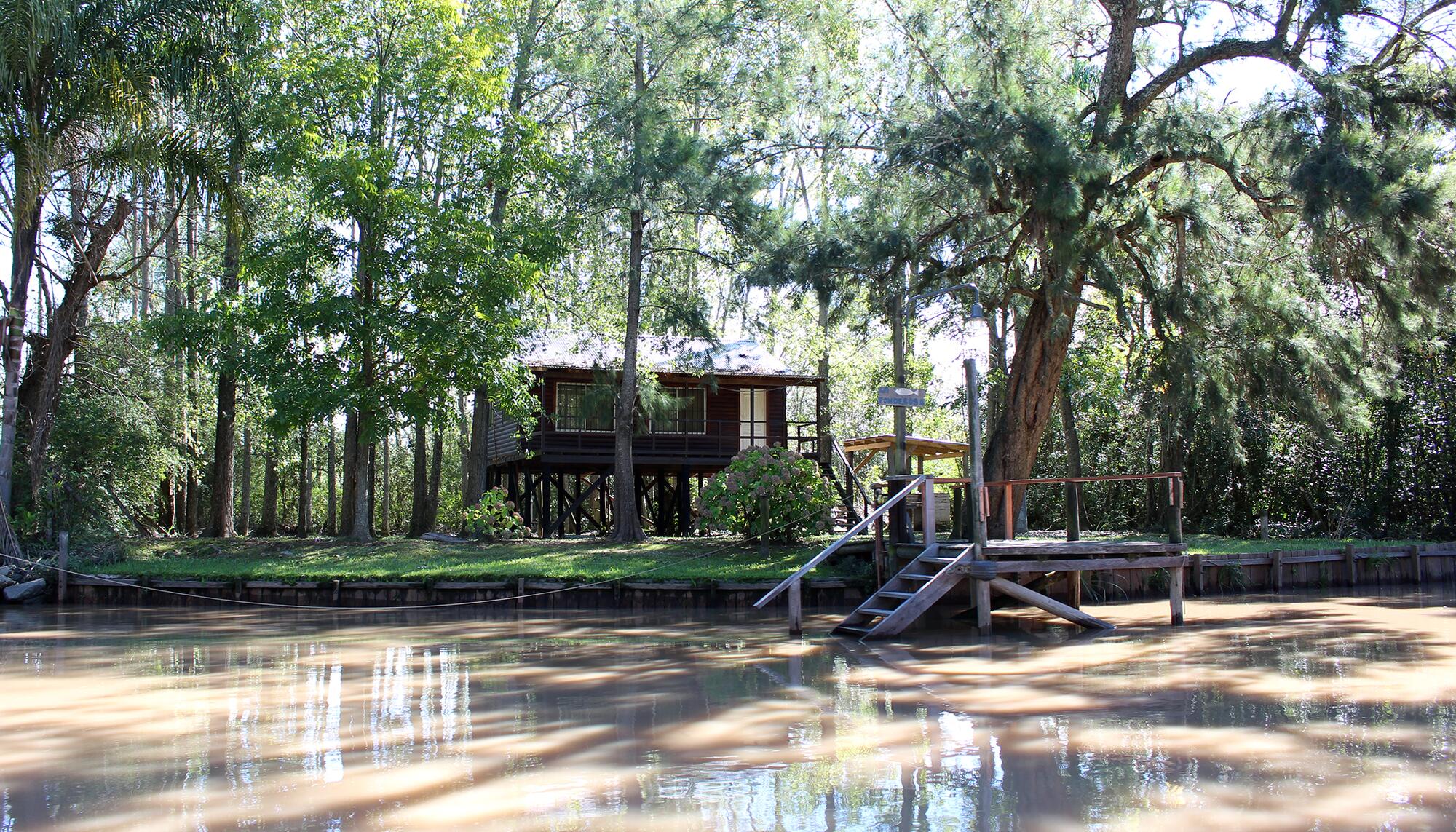 Vivienda en el Delta del Paraná, en la provincia de Buenos Aires (Argentina).