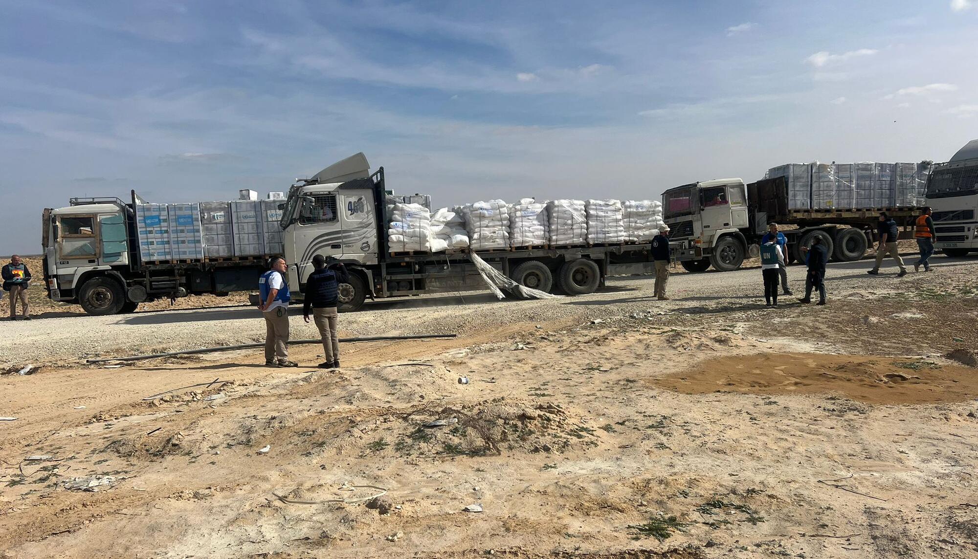 Convoy humanitario Rafah