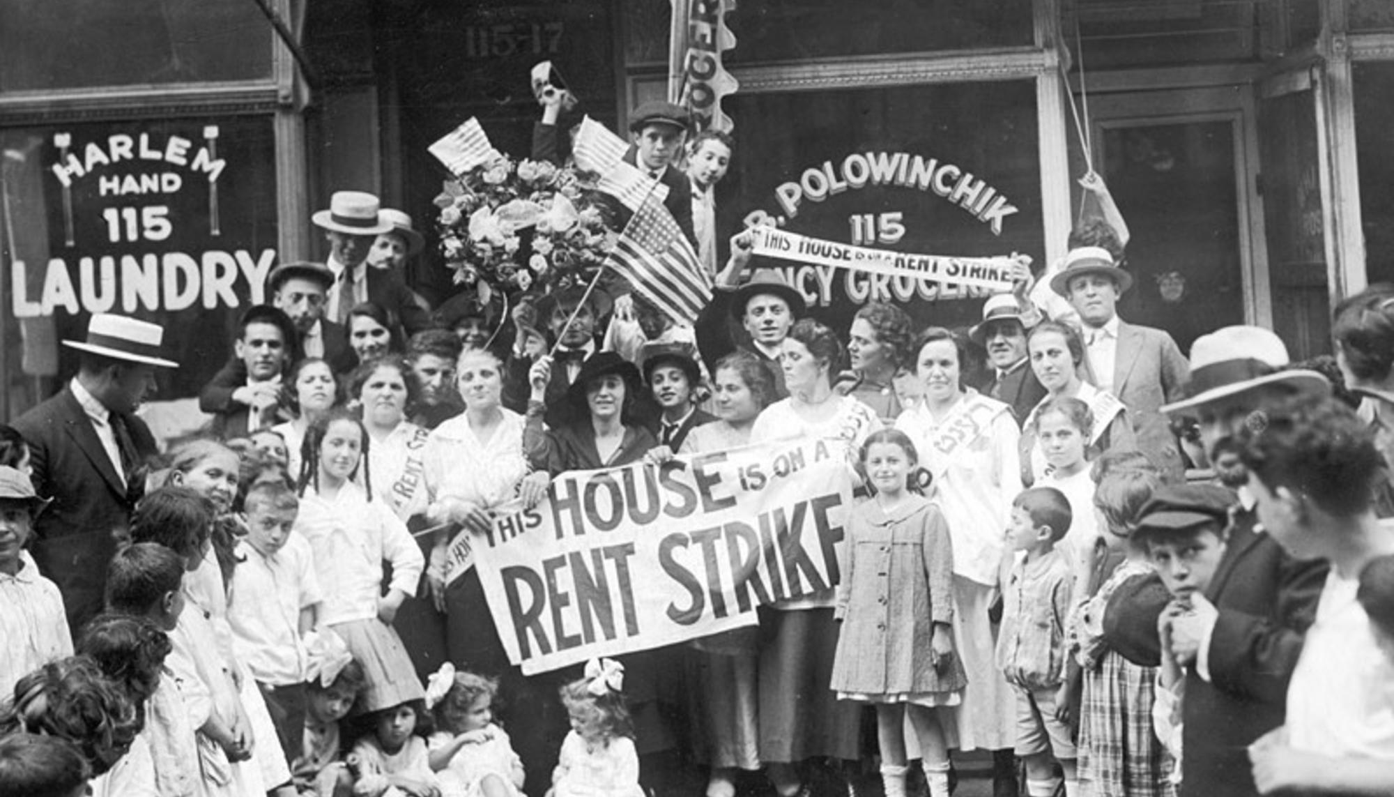 Huelga de alquileres en Nueva York en 1919