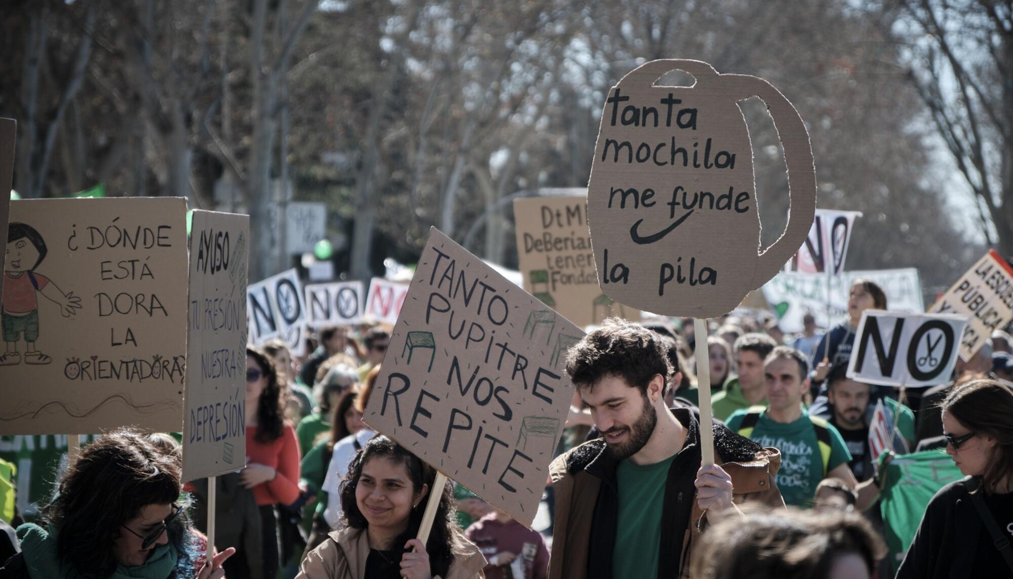 Manifestación Educación Pública Madrid 23 Febrero 2025 - 9