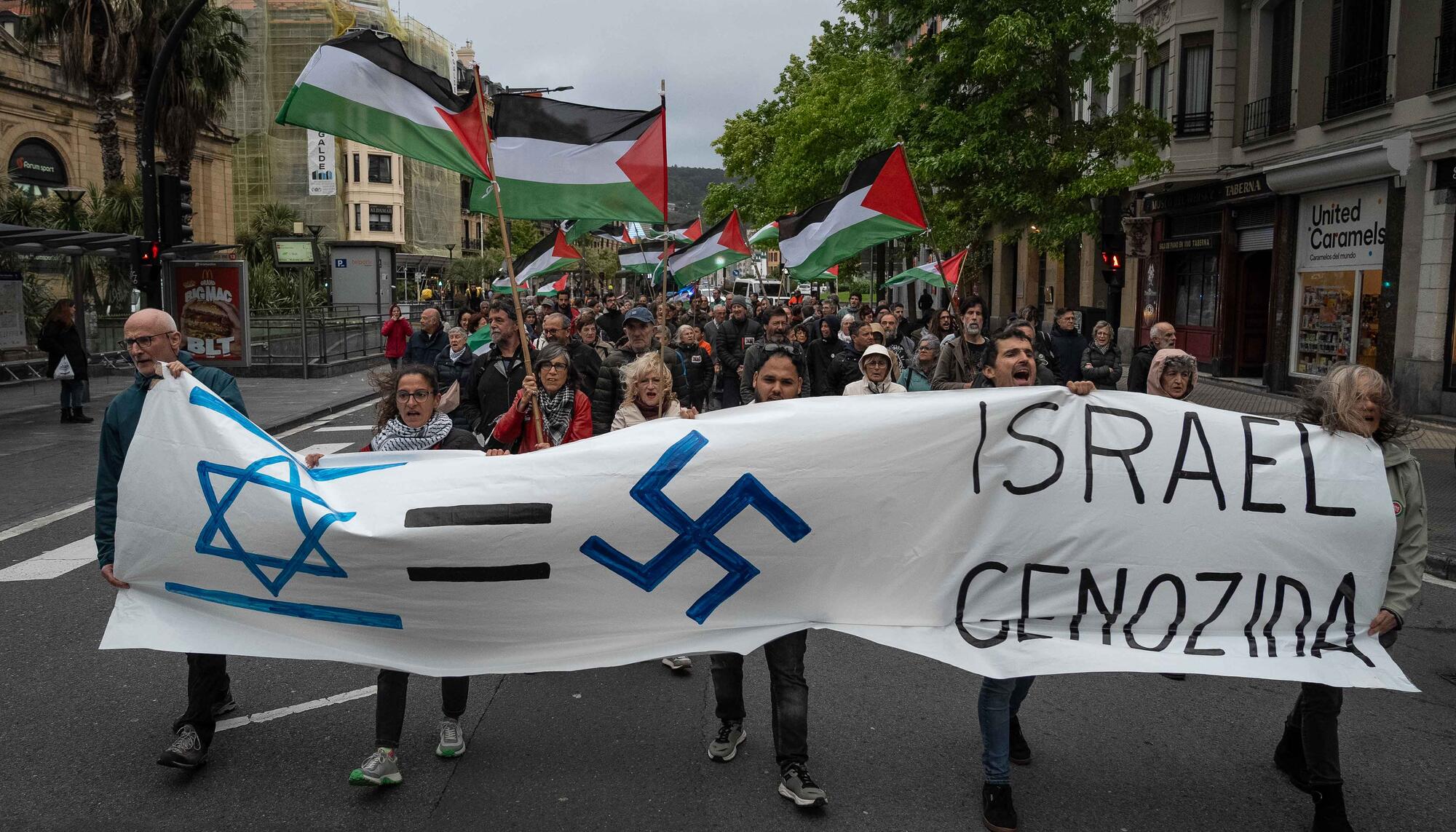 Fotos Palestina manifestación Nakba Donostia - 4