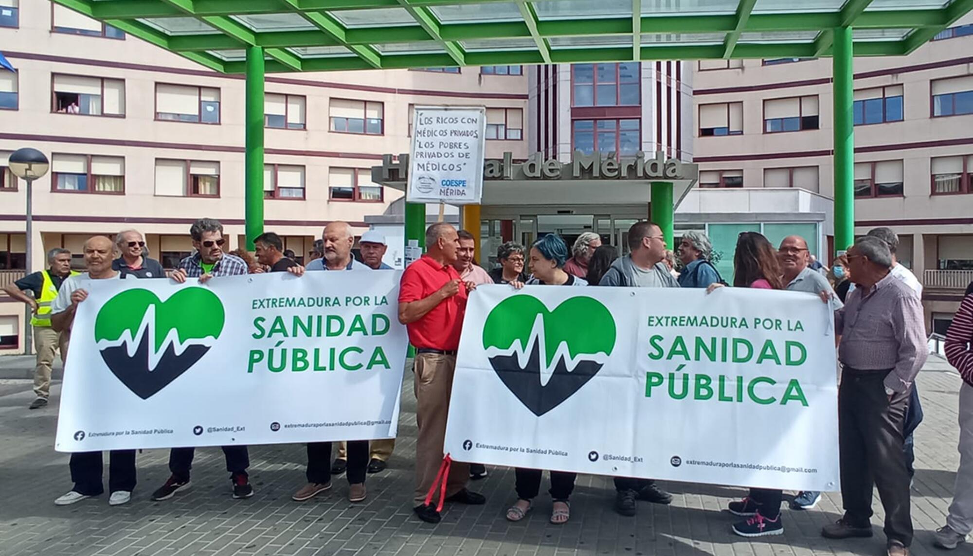 Movilizacion Sanidad pública Extremadura