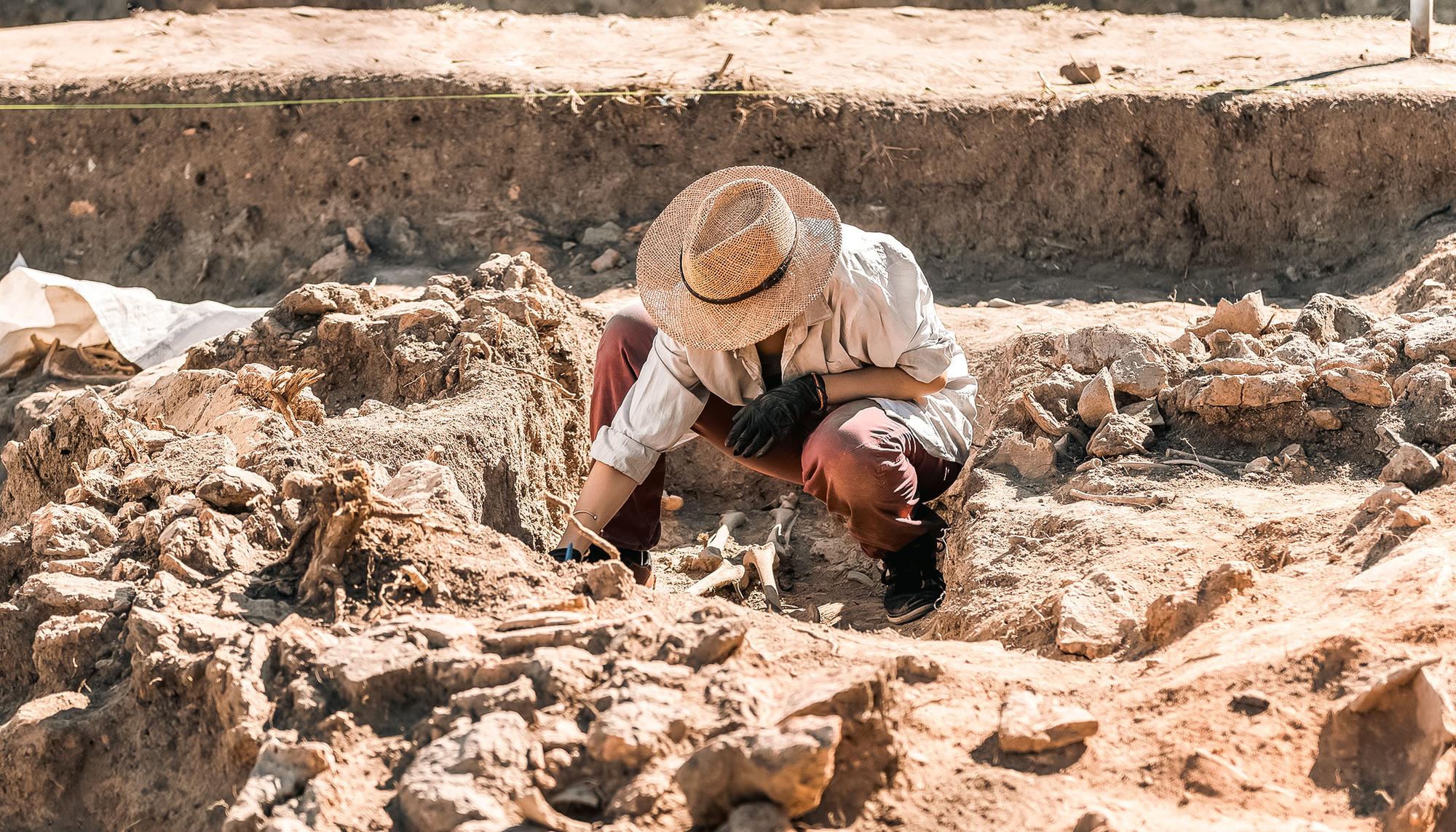 arqueología bajo el sol