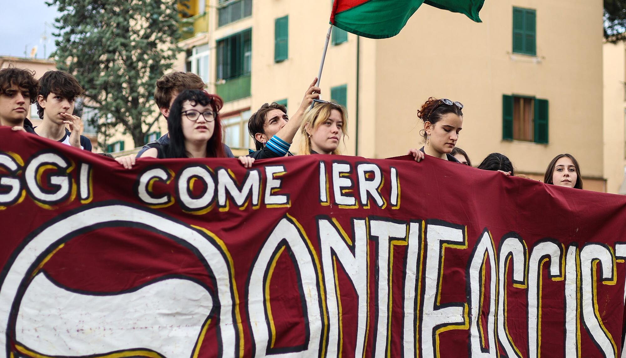 Manifestación antifascista en Roma - 20