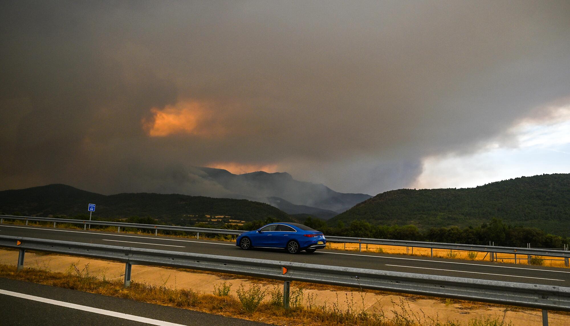 Incendio Riglos carretera - 4