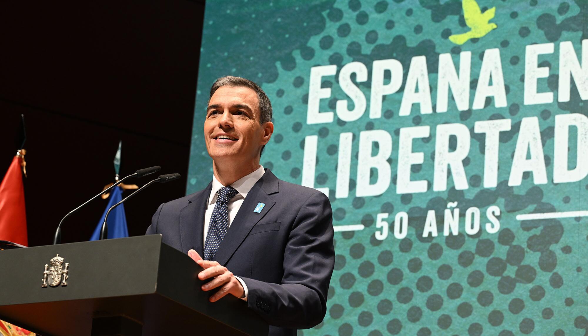 Pedro Sánchez 50 aniversario Franco