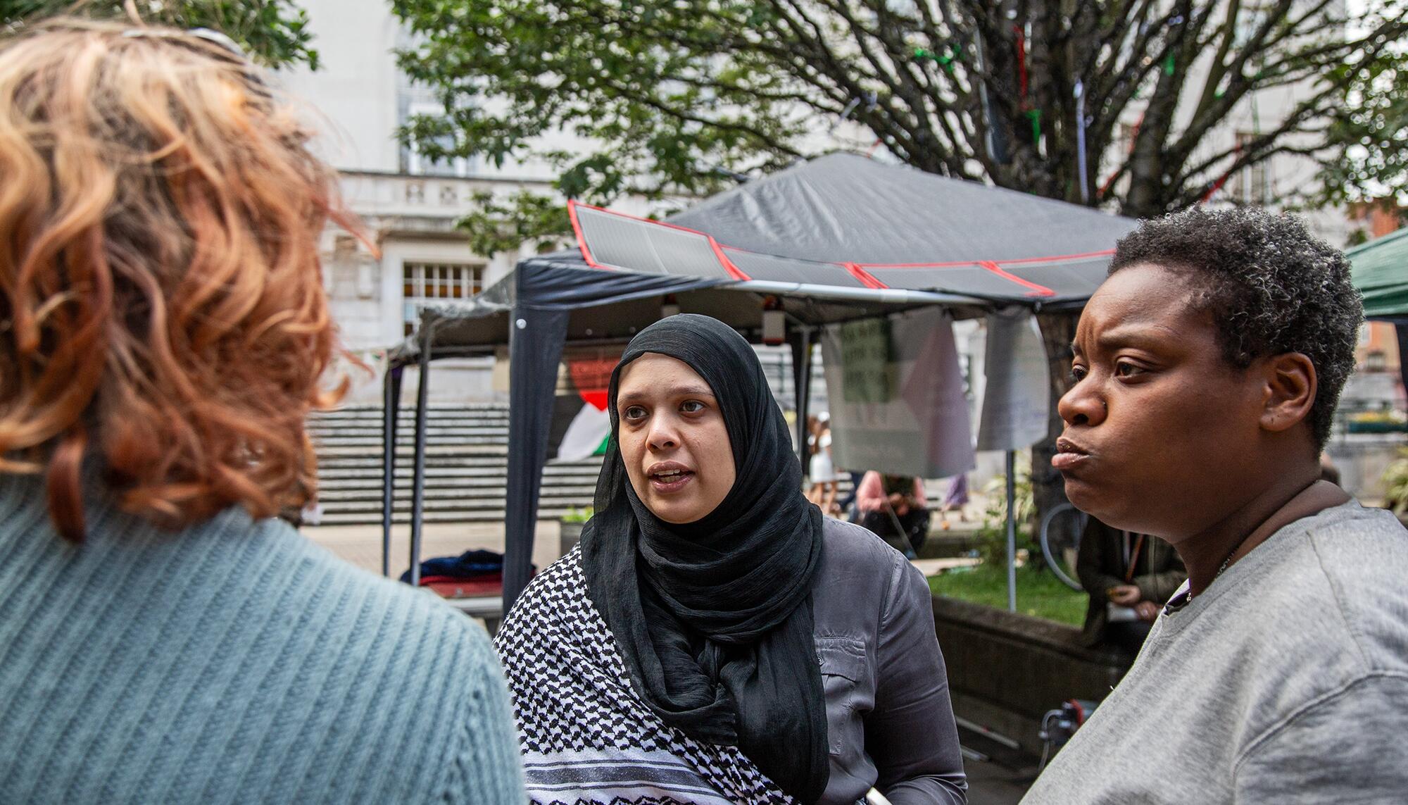 Acampada Palestina Hackney en Londres