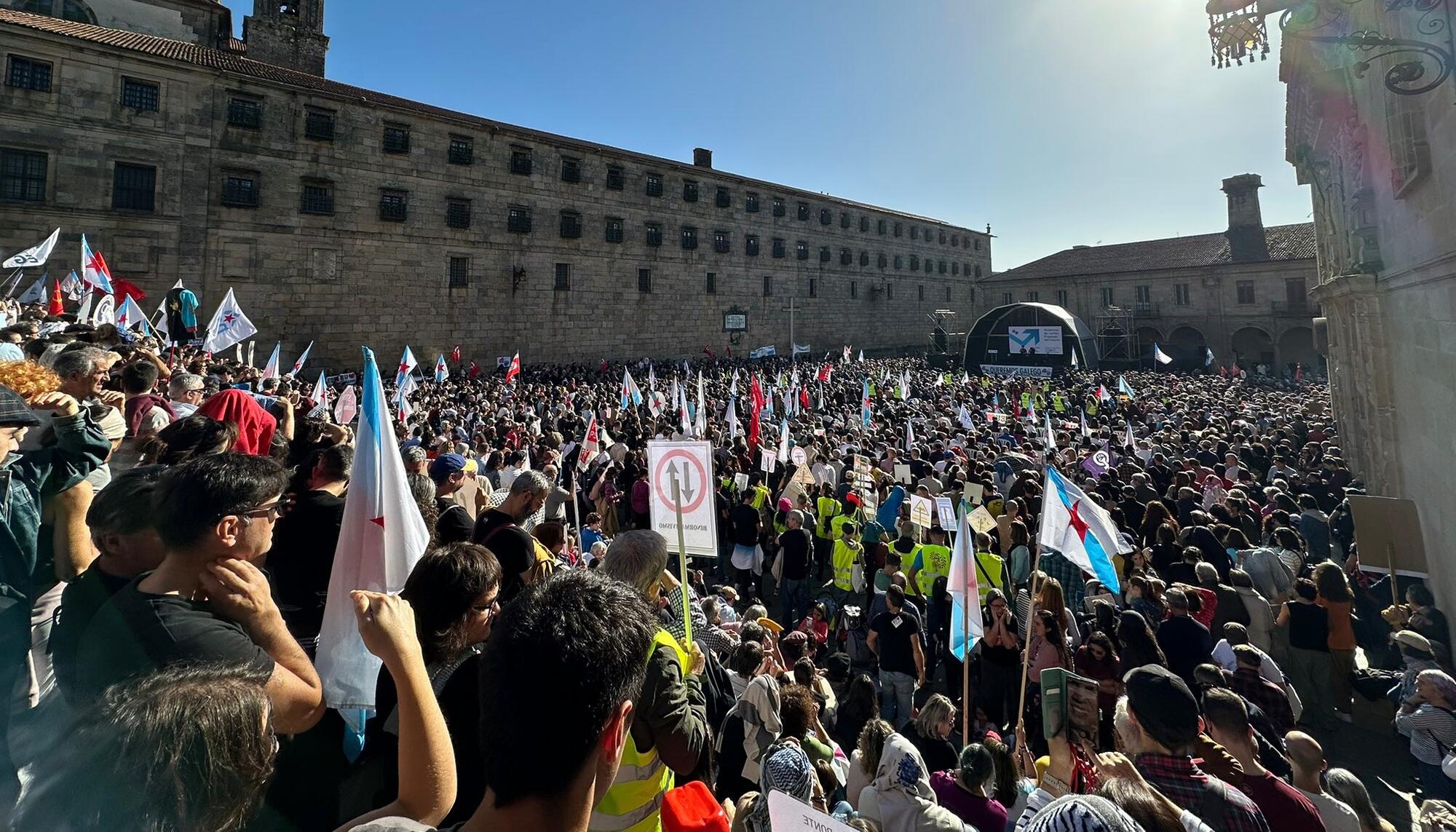 manifestación galego 17N 2024