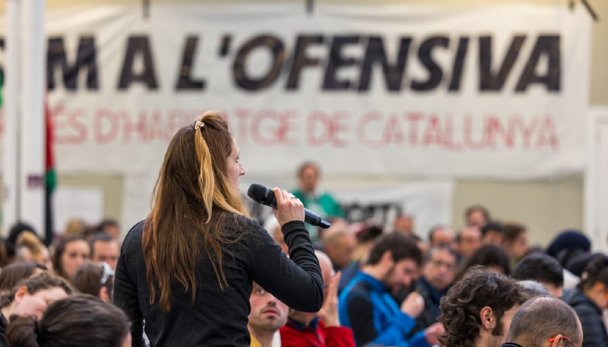 Cientos de personas se reunieron el 8 y 9 de febrero de 2025 en Granollers en el II Congreso de Vivienda de Catalunya.