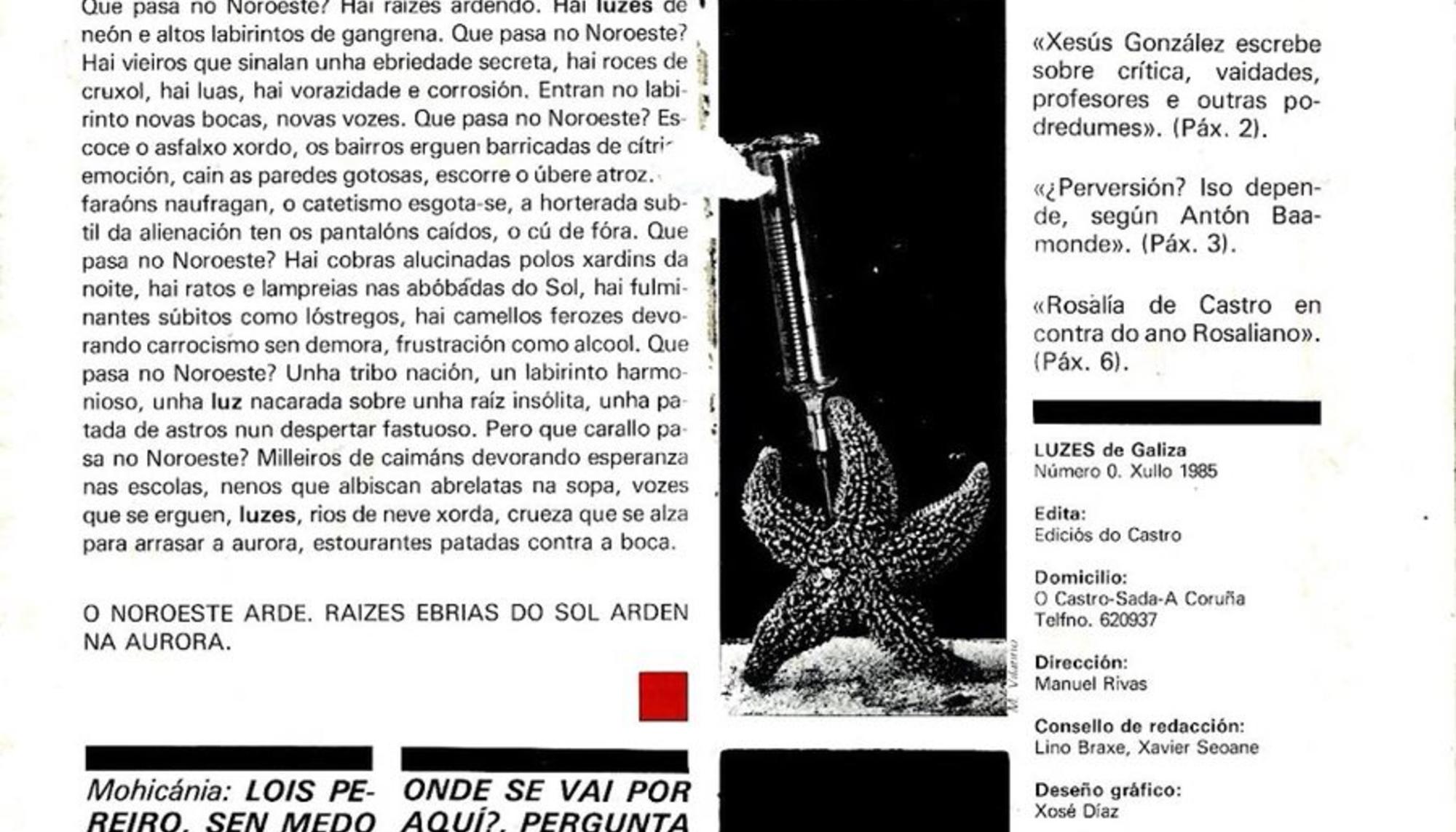 Luzes Revista primeiro numero