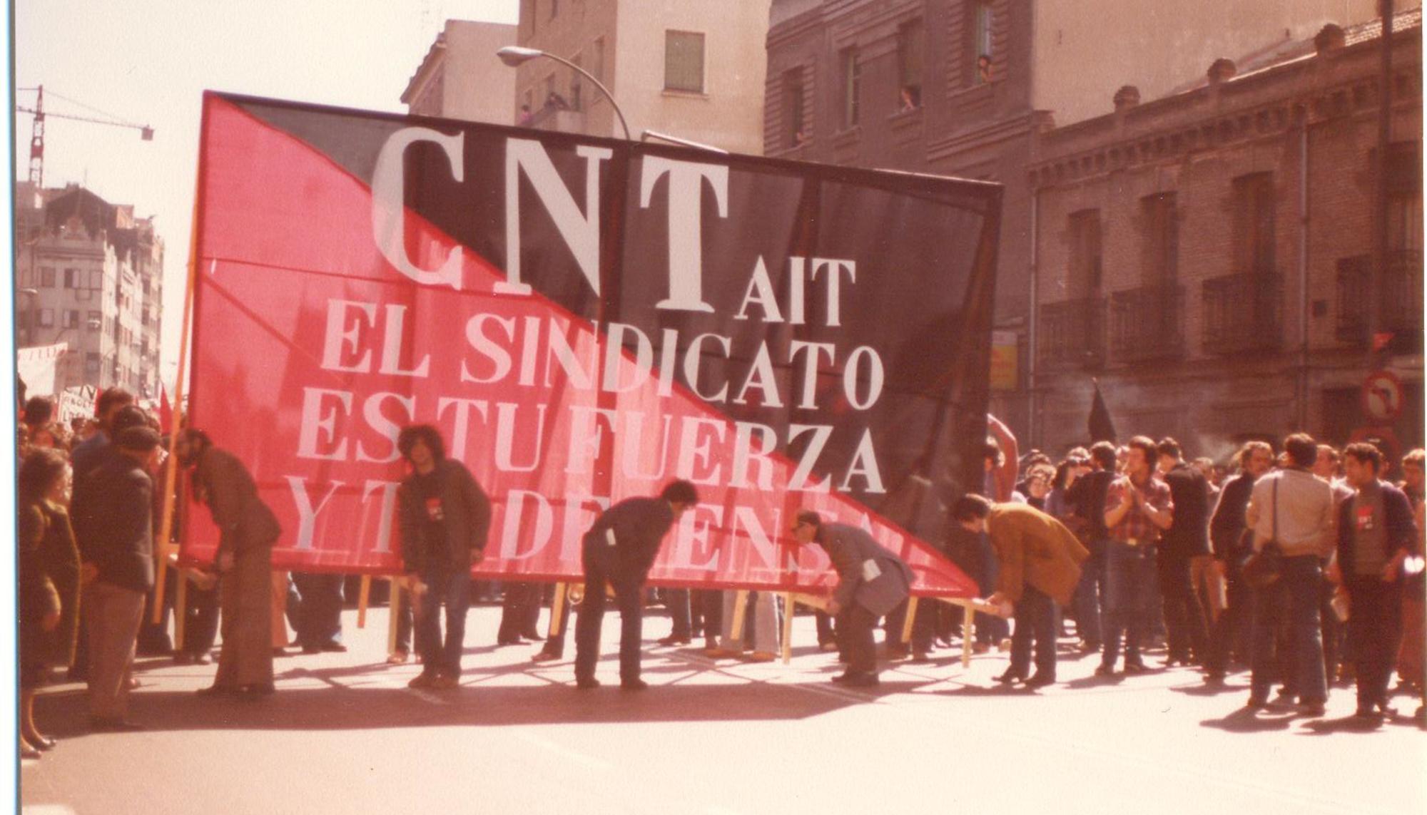 Manifestación de CNT en Madrid el 1 de mayo de 1979 (2)