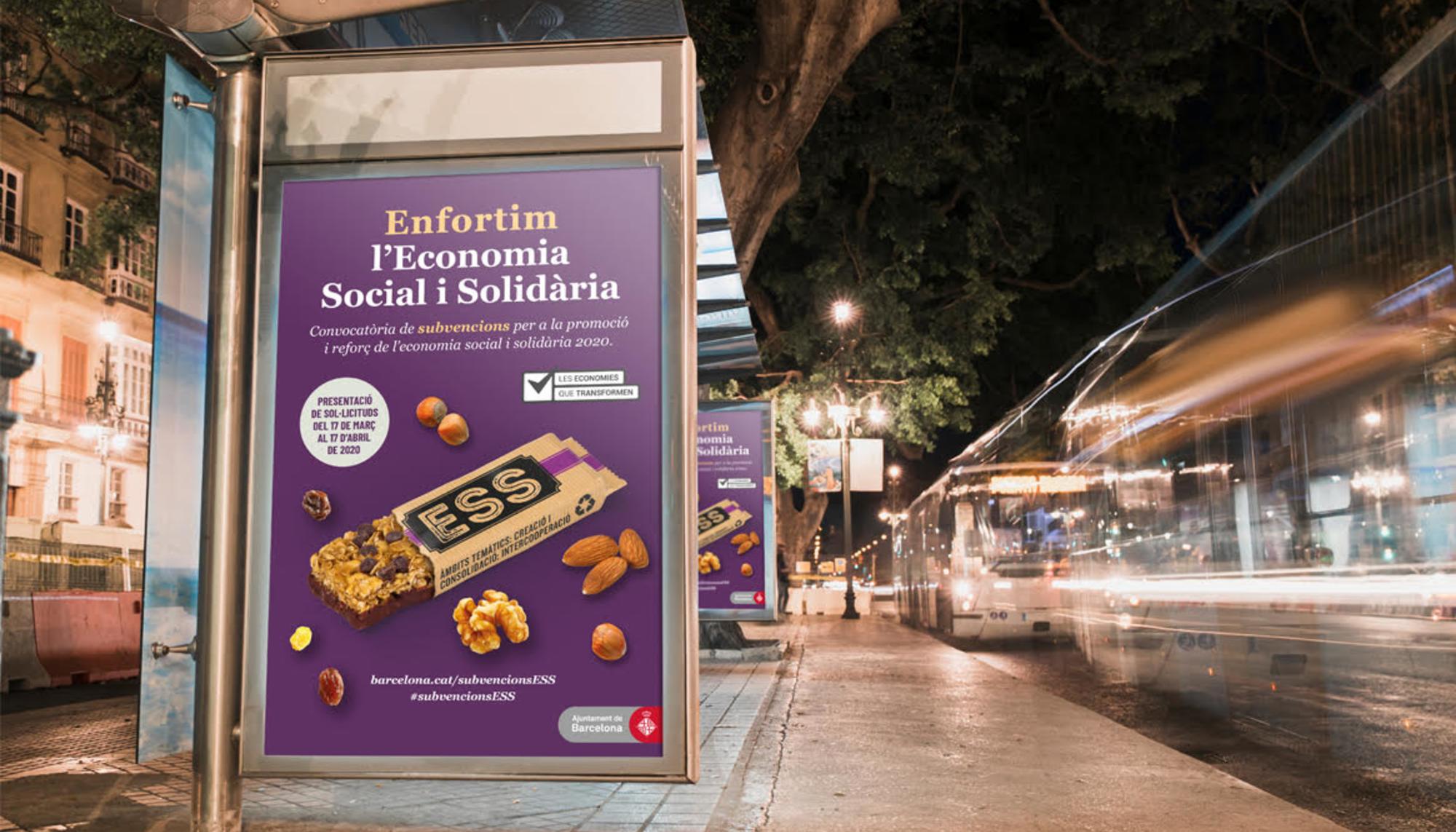 marquesina de autobús de la ESS