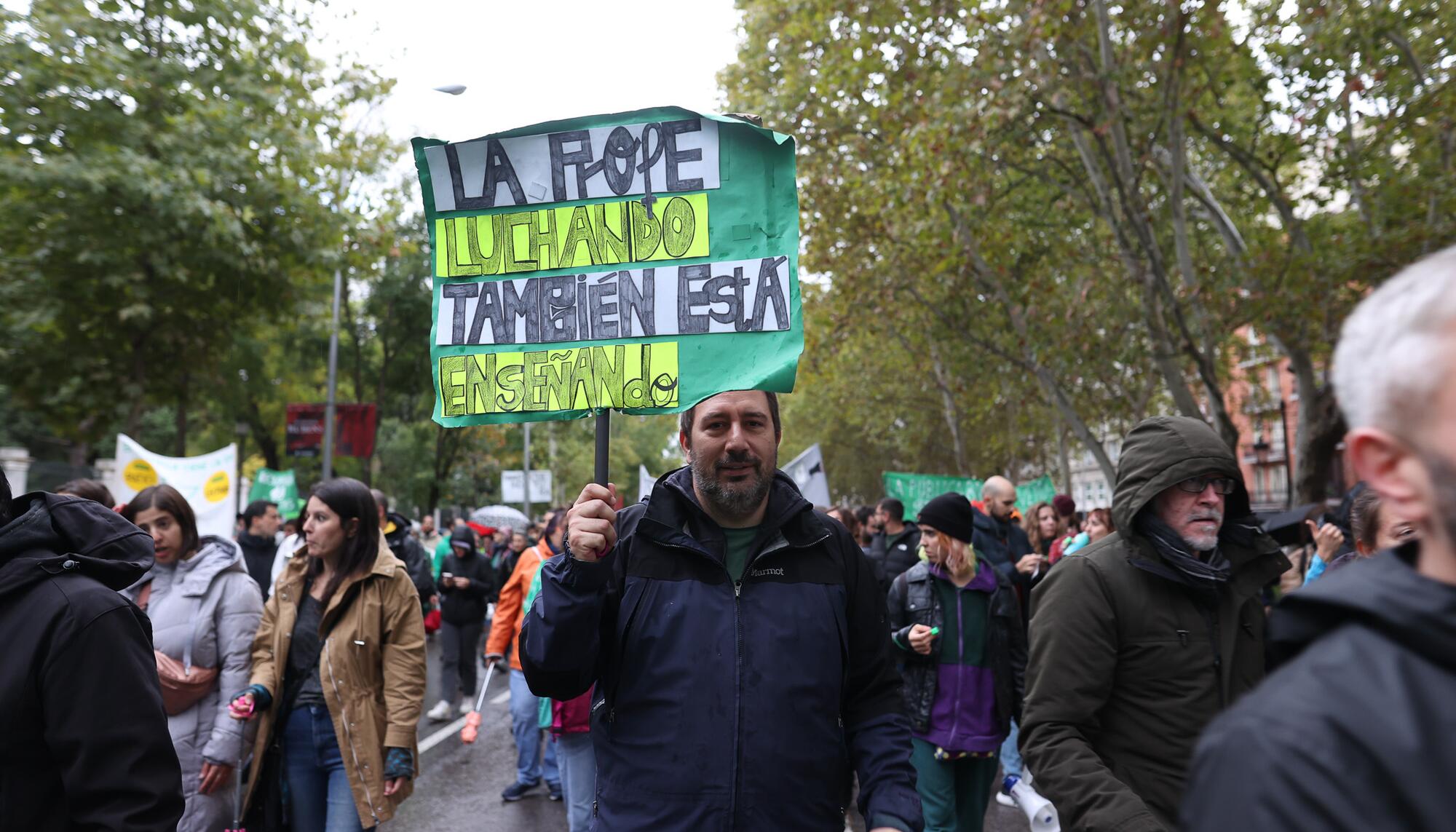 Manifestación del profesorado Huelga 29 Octubre - 5