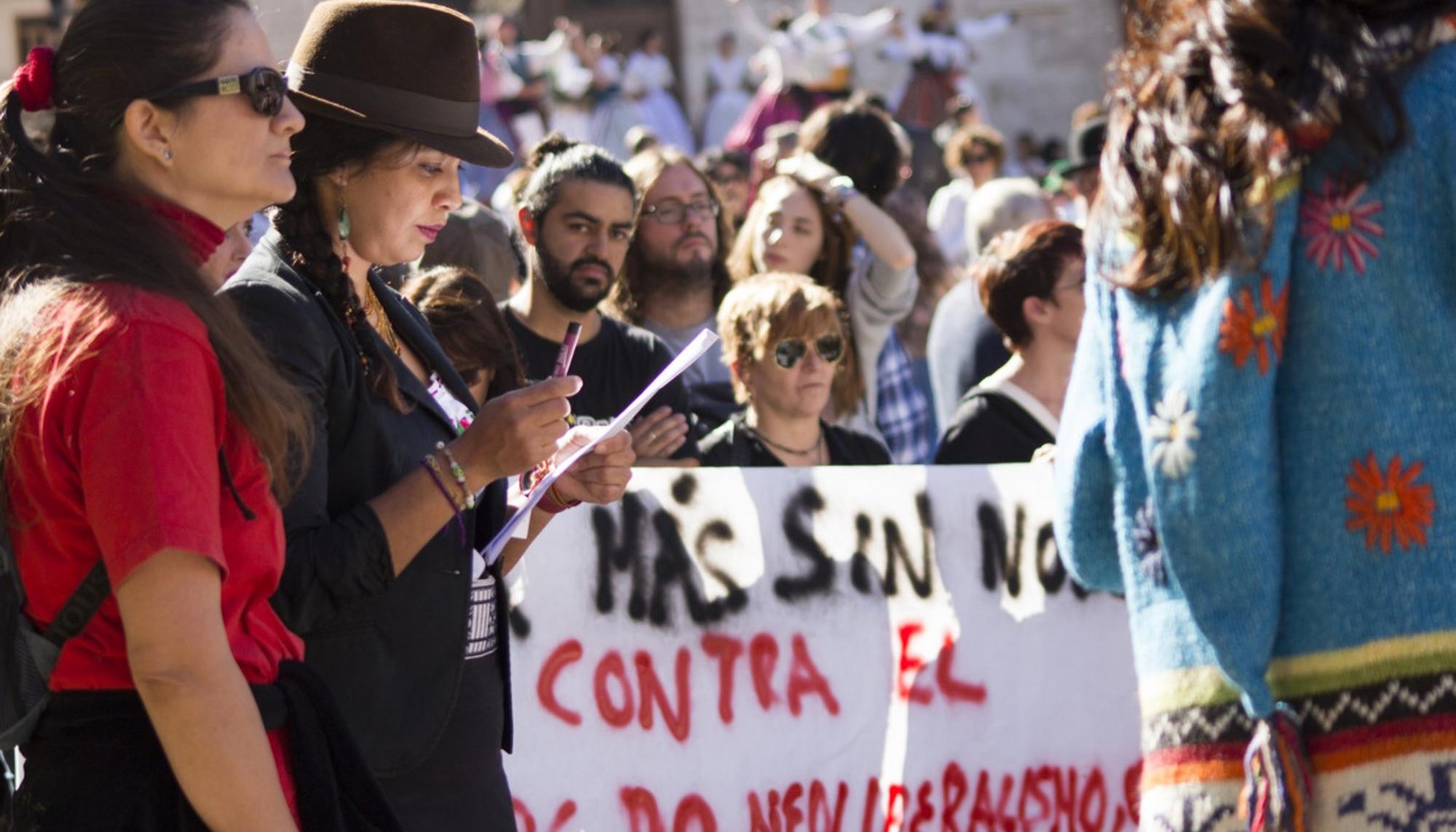 Manifestación contra el racismo 12N Valencia