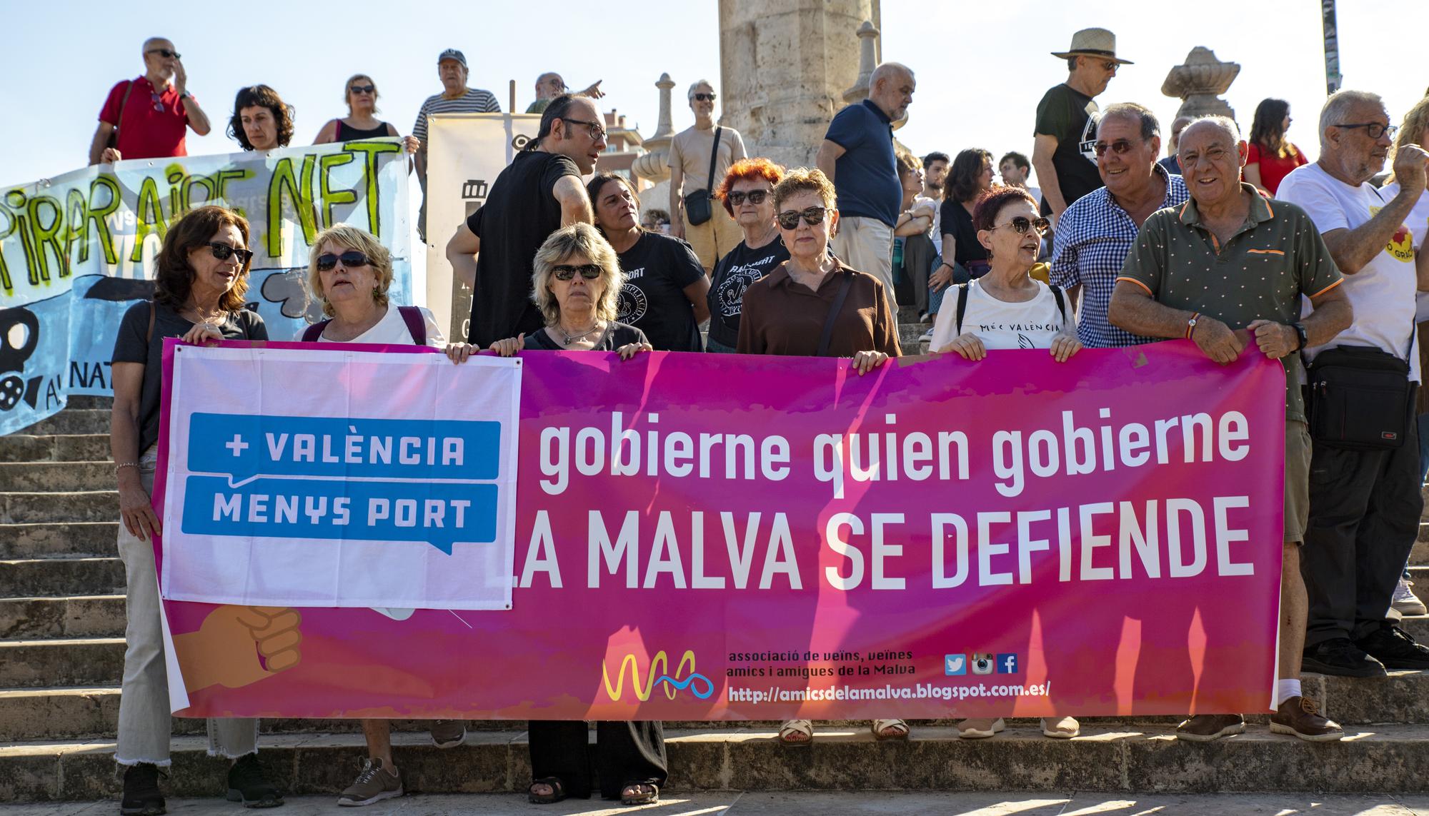 Manifestación contra la ampliación puerto de València - 4