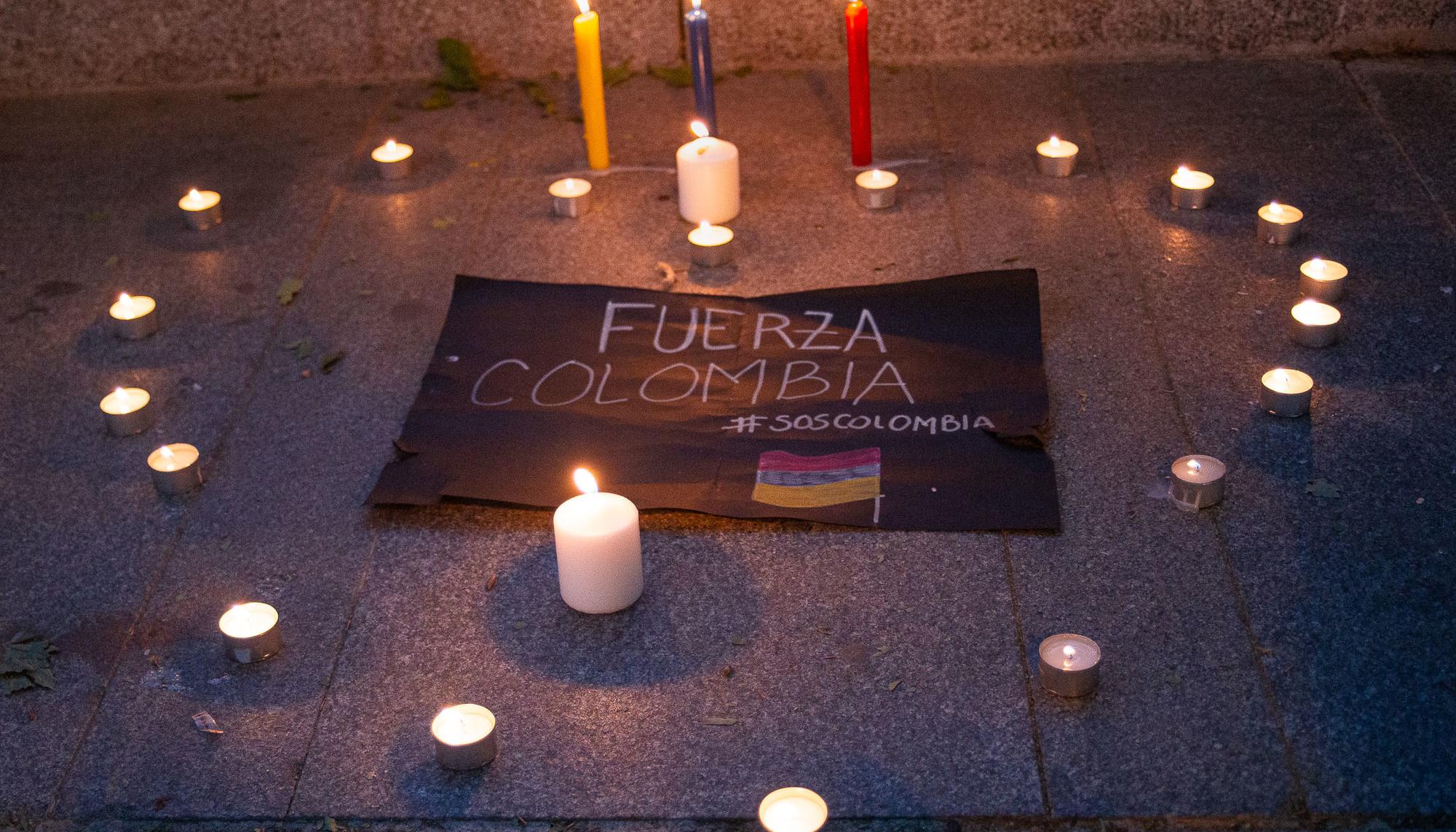 Concentración en Madrid en apoyo al pueblo colombiano - 12