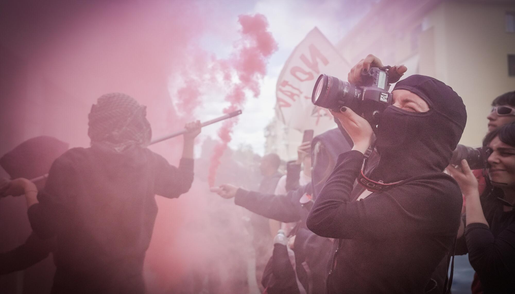 Manifestación antifascista en Roma - 5